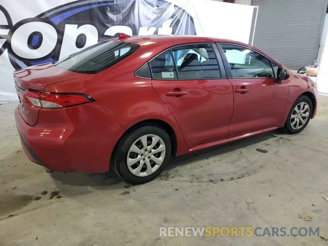 3 fotografías del automóvil dañado 5YFEPMAE0MP215084 TOYOTA COROLLA 2021