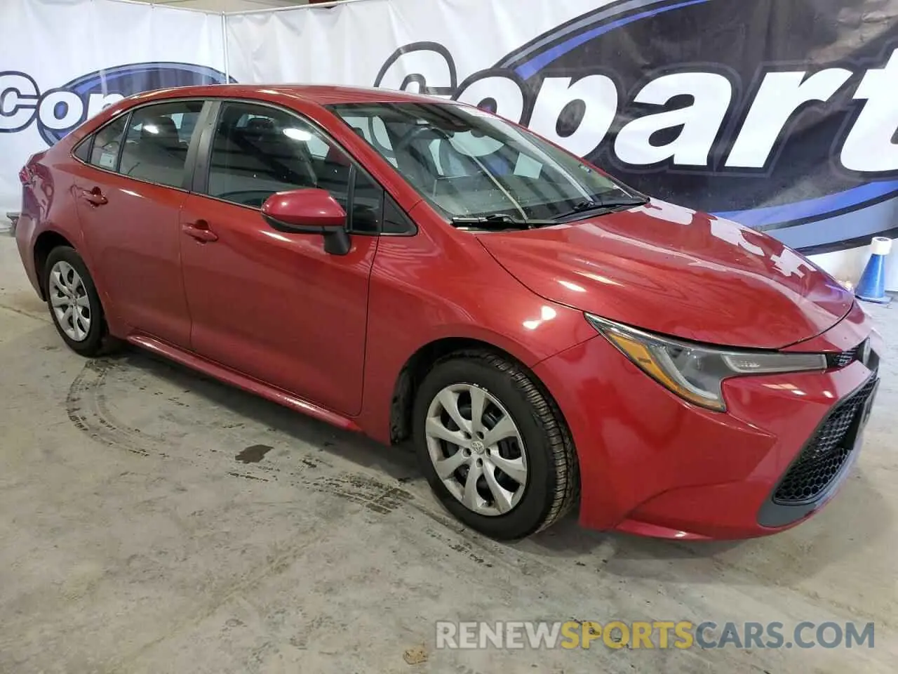 4 fotografías del automóvil dañado 5YFEPMAE0MP215084 TOYOTA COROLLA 2021