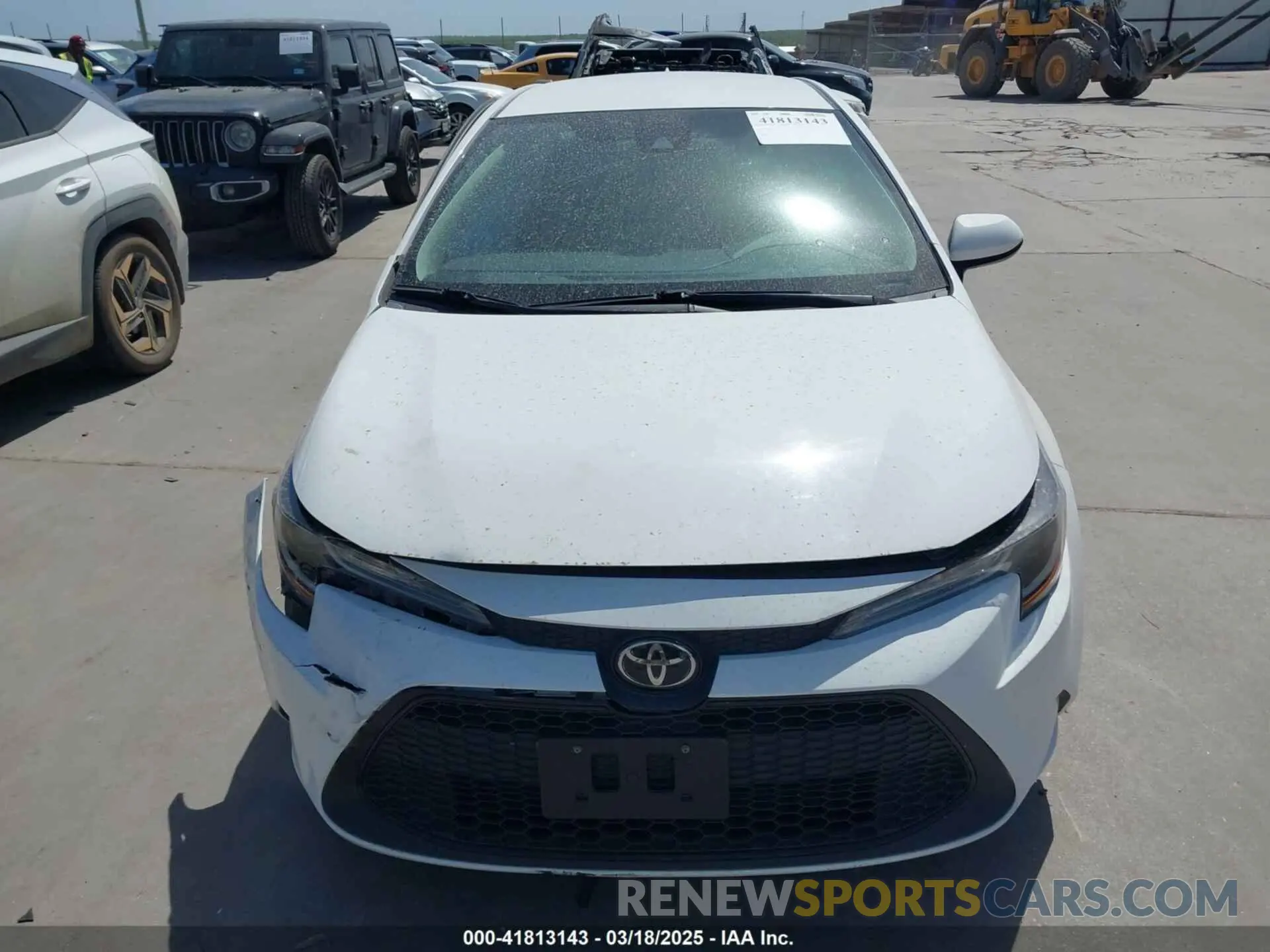 13 fotografías del automóvil dañado 5YFEPMAE0MP219510 TOYOTA COROLLA 2021