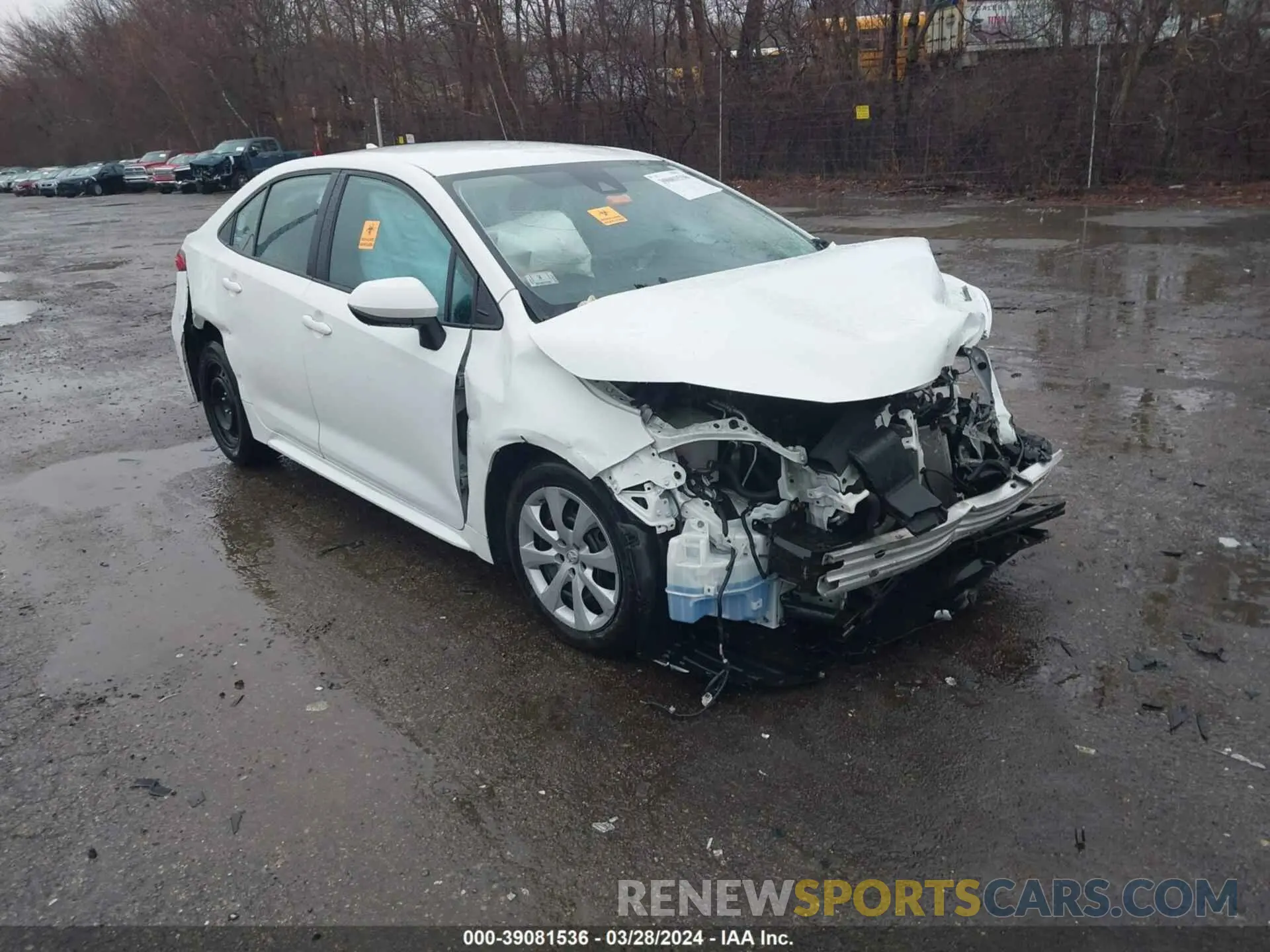 1 fotografías del automóvil dañado 5YFEPMAE0MP227414 TOYOTA COROLLA 2021