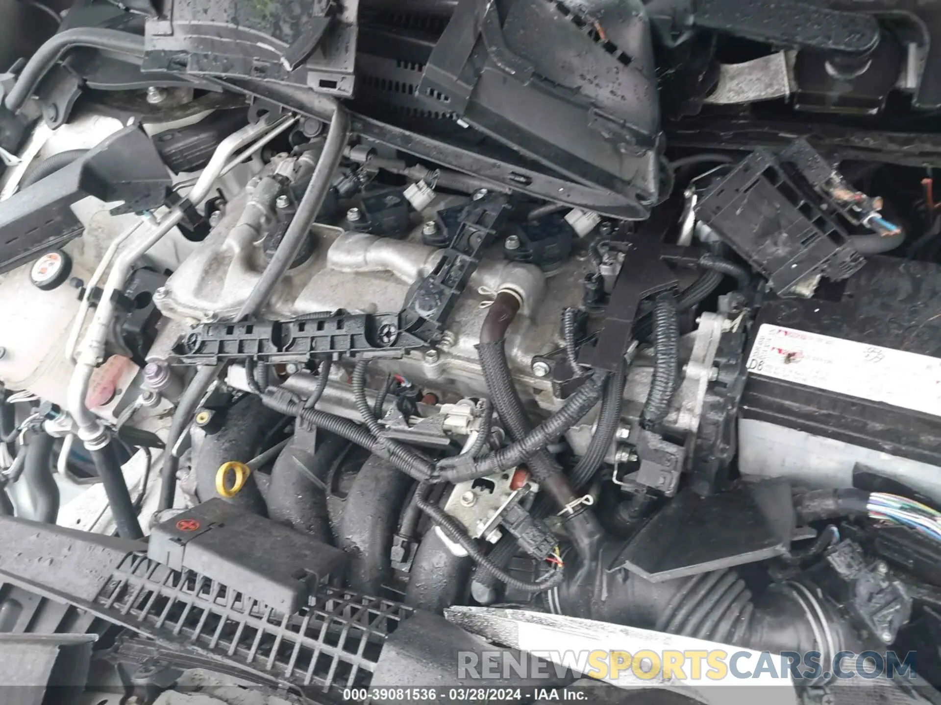 10 fotografías del automóvil dañado 5YFEPMAE0MP227414 TOYOTA COROLLA 2021