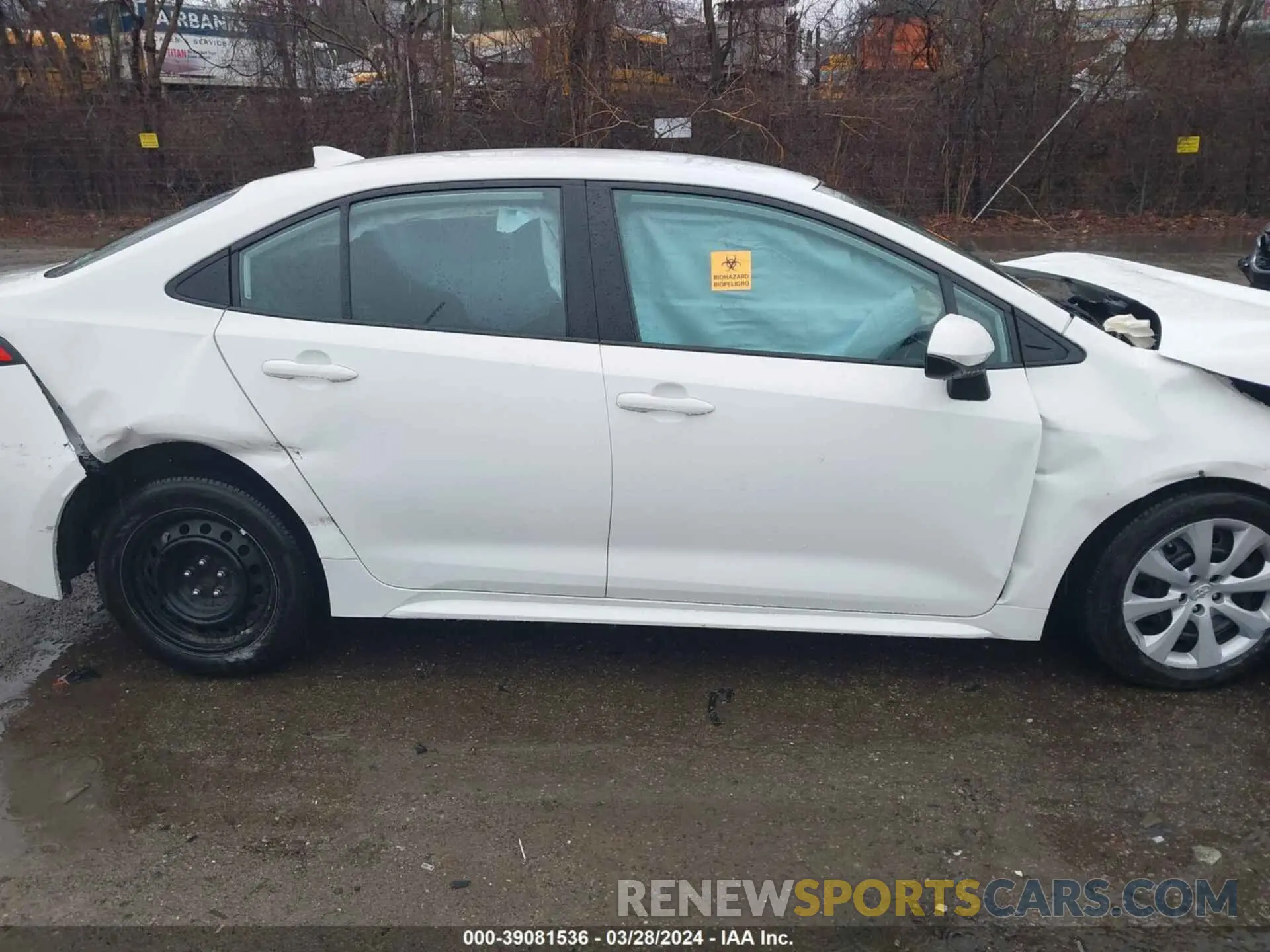 12 fotografías del automóvil dañado 5YFEPMAE0MP227414 TOYOTA COROLLA 2021