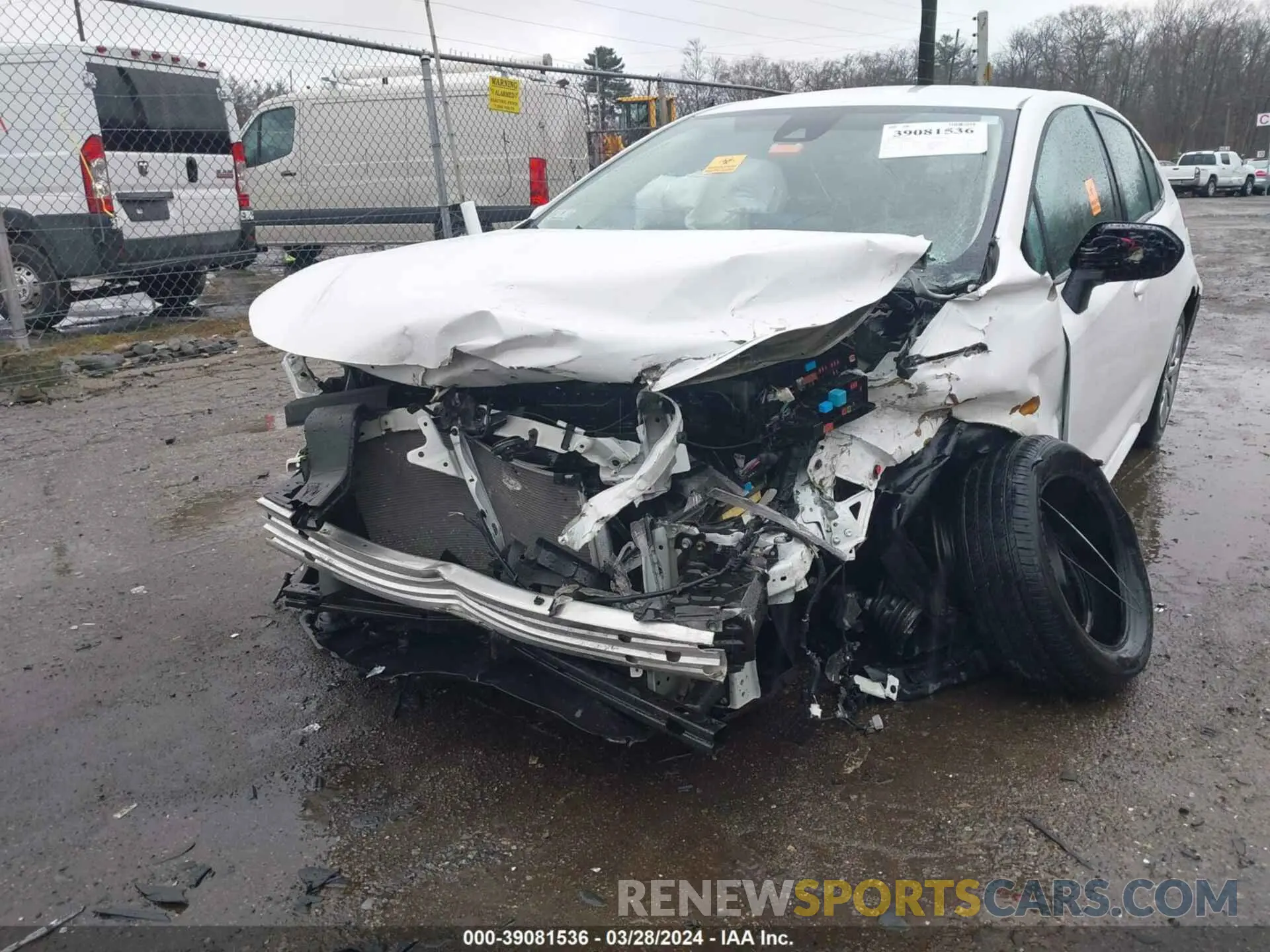 6 fotografías del automóvil dañado 5YFEPMAE0MP227414 TOYOTA COROLLA 2021