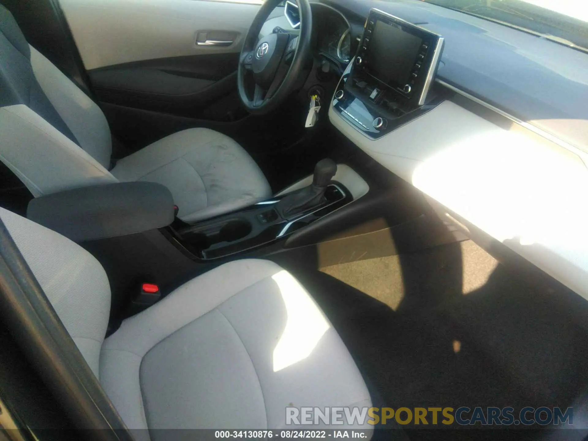5 fotografías del automóvil dañado 5YFEPMAE0MP229731 TOYOTA COROLLA 2021