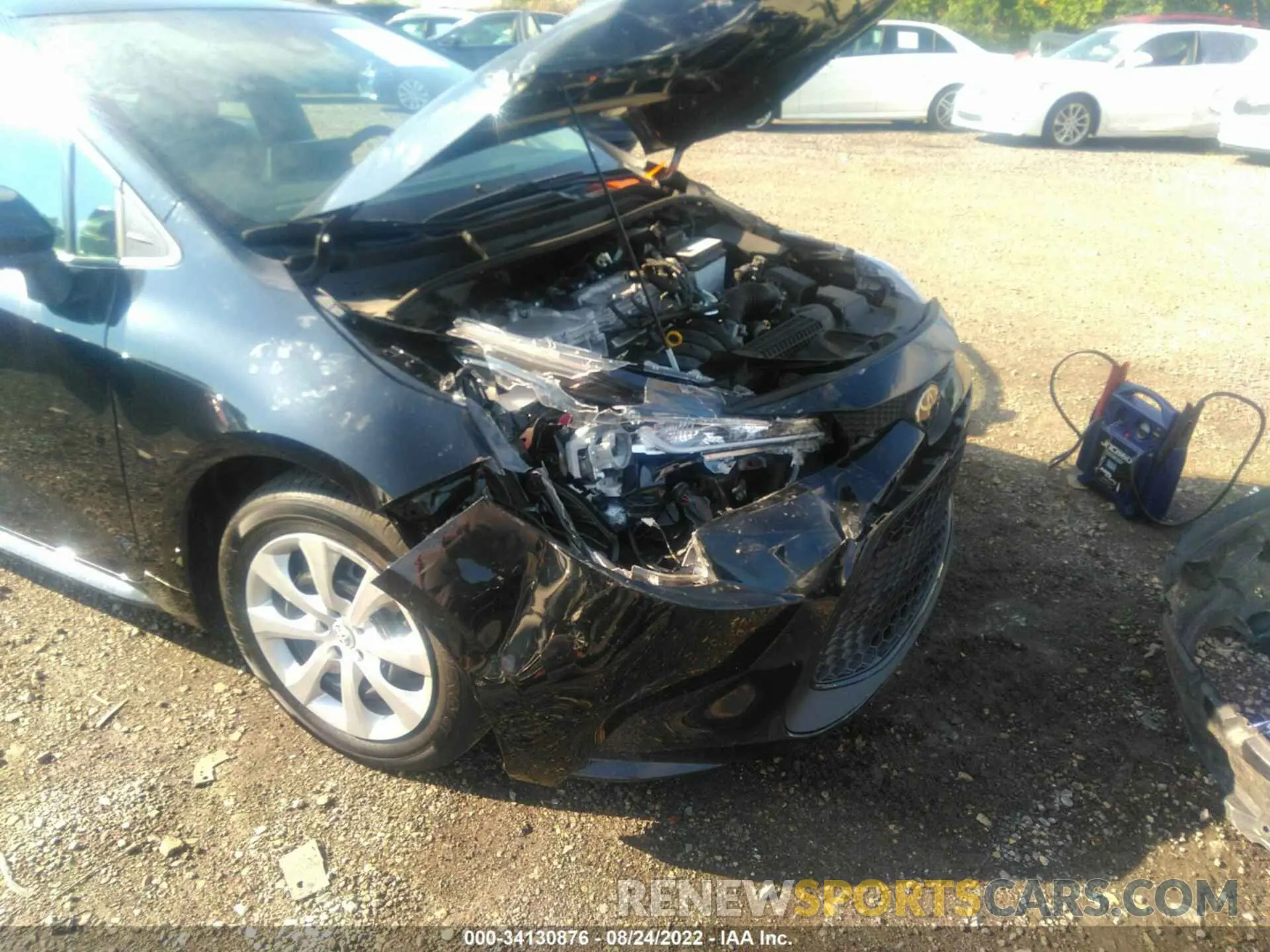 6 fotografías del automóvil dañado 5YFEPMAE0MP229731 TOYOTA COROLLA 2021