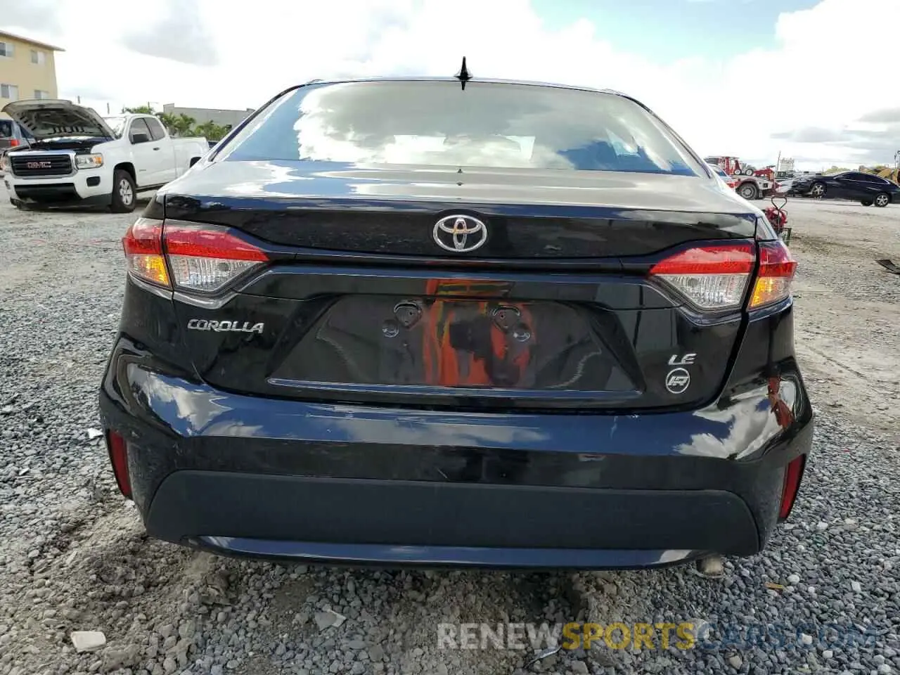 6 fotografías del automóvil dañado 5YFEPMAE0MP230202 TOYOTA COROLLA 2021