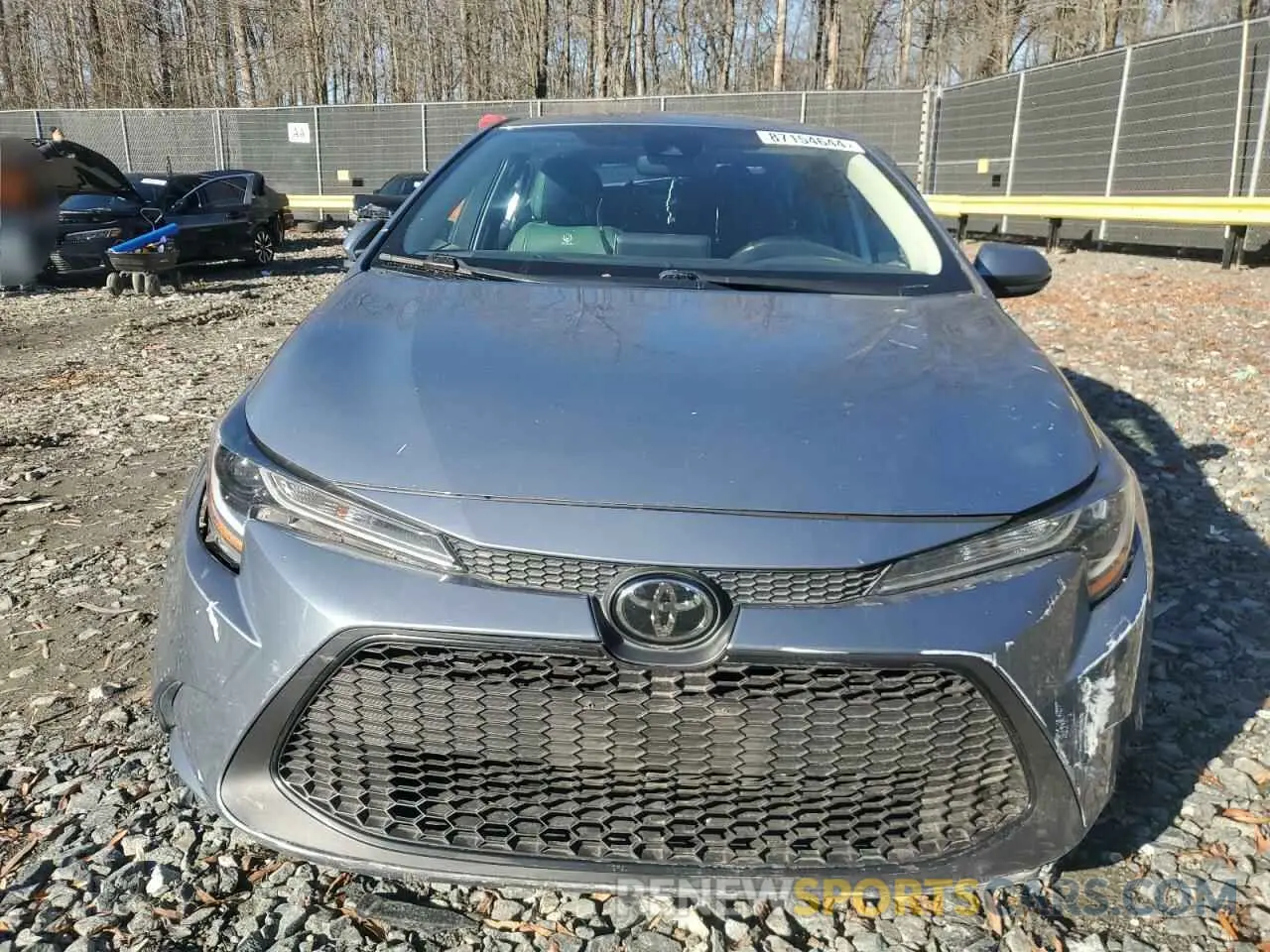 5 fotografías del automóvil dañado 5YFEPMAE0MP232239 TOYOTA COROLLA 2021