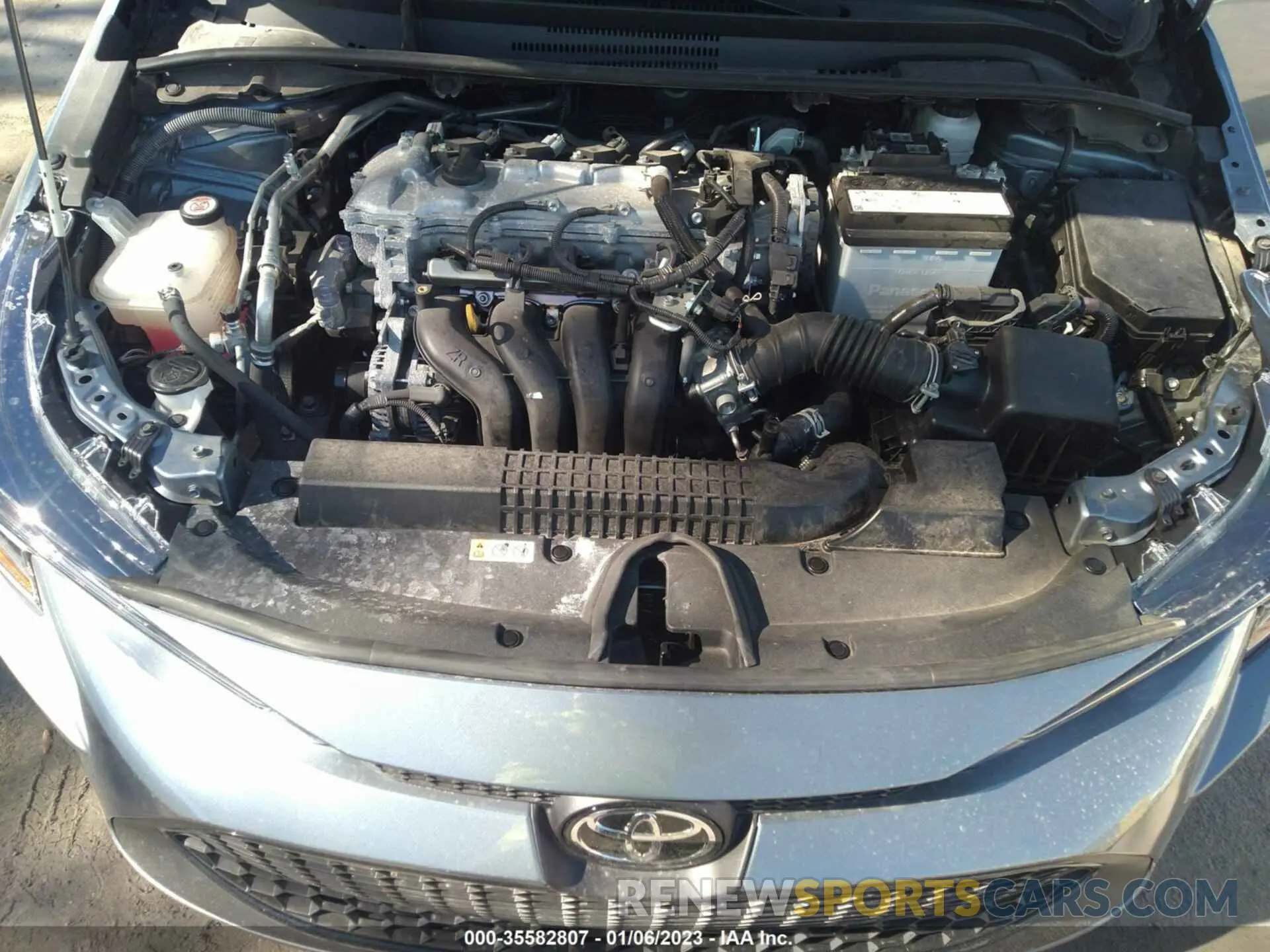10 fotografías del automóvil dañado 5YFEPMAE0MP244116 TOYOTA COROLLA 2021