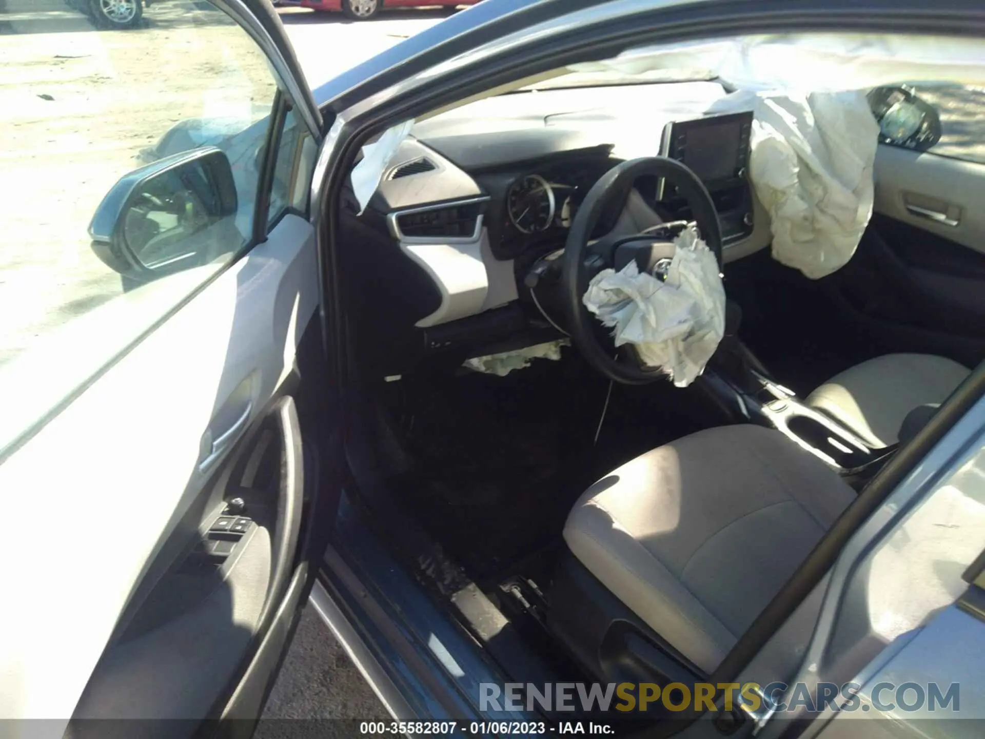 5 fotografías del automóvil dañado 5YFEPMAE0MP244116 TOYOTA COROLLA 2021
