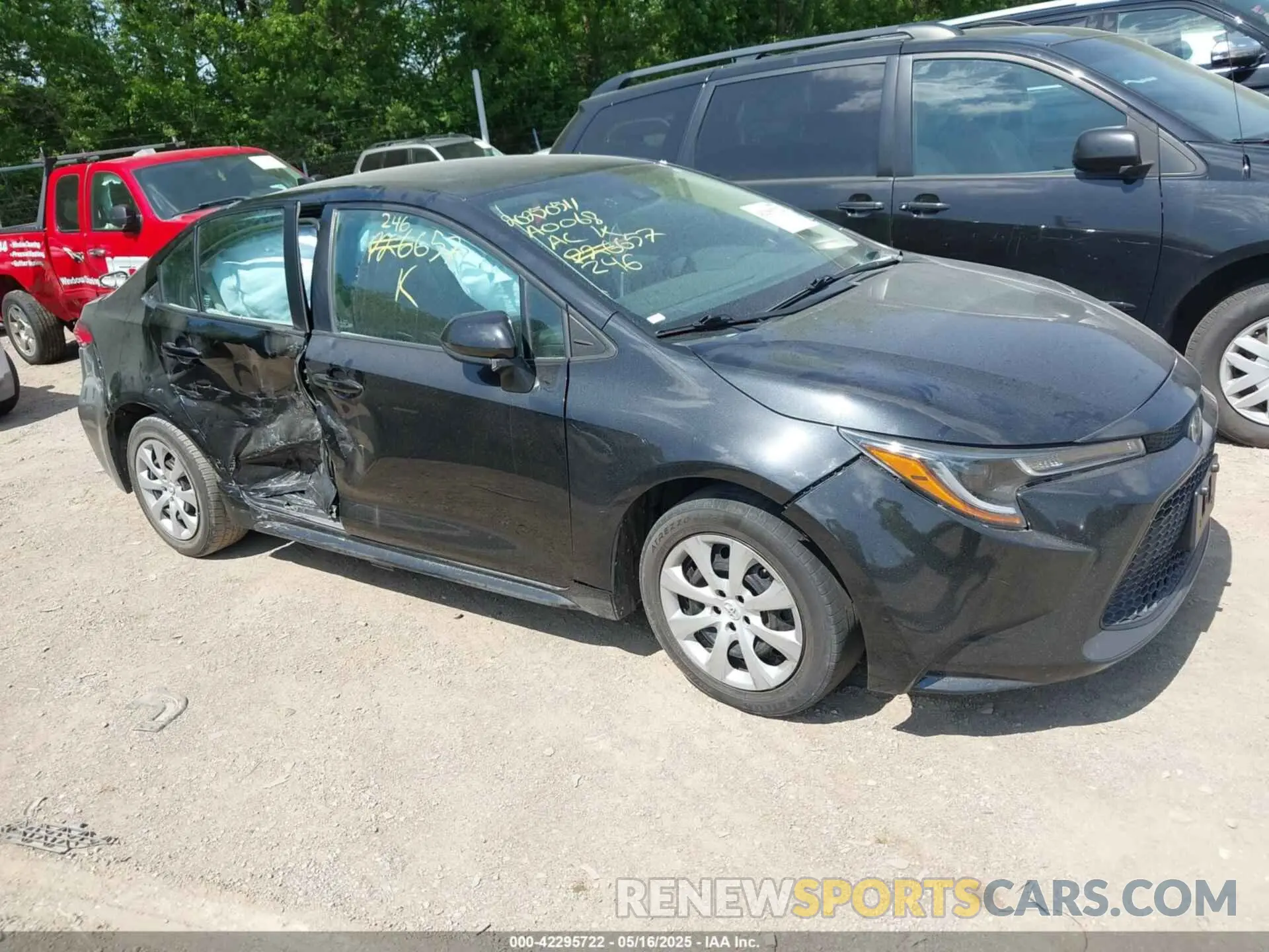 1 fotografías del automóvil dañado 5YFEPMAE0MP246657 TOYOTA COROLLA 2021