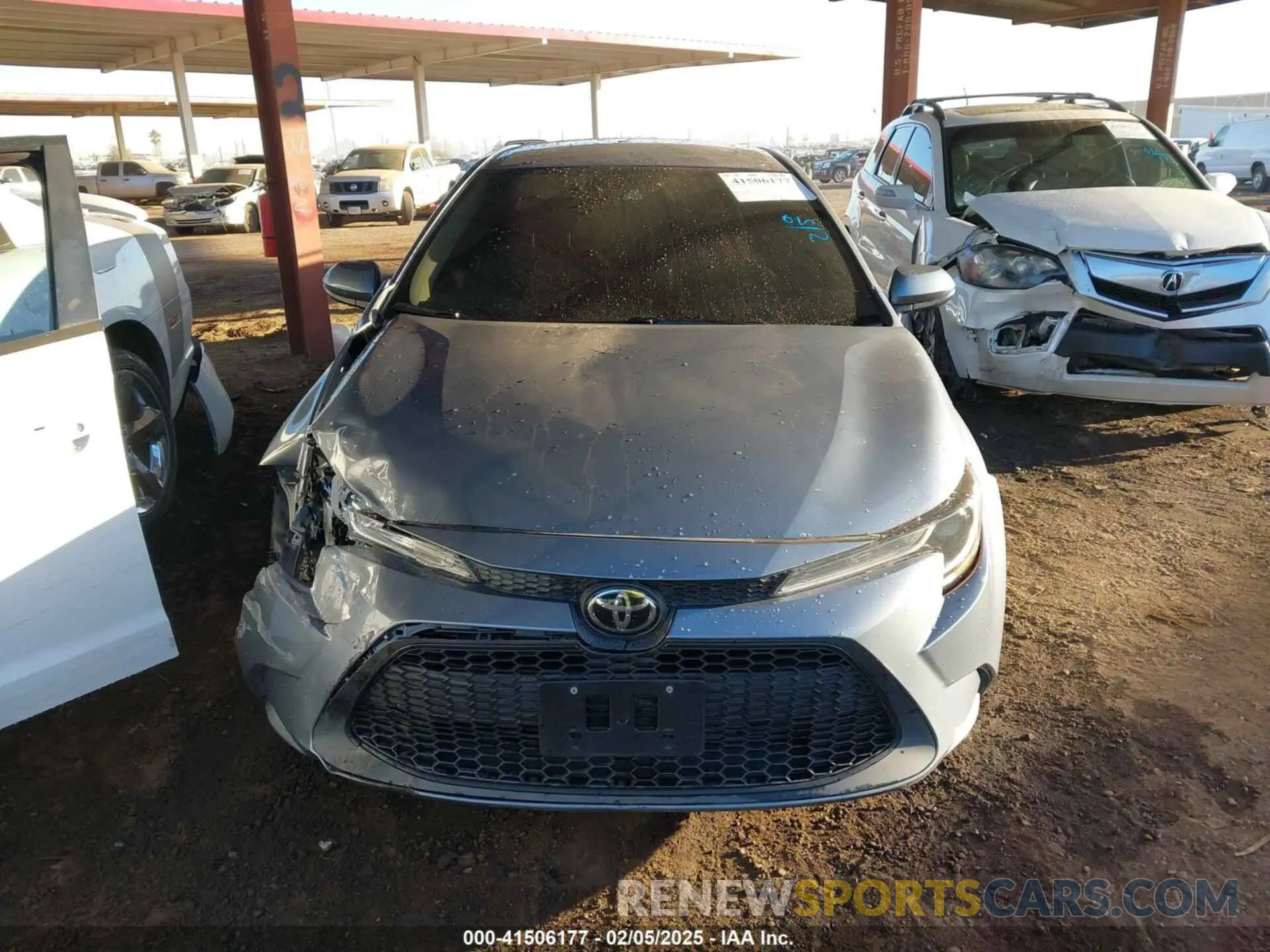 11 fotografías del automóvil dañado 5YFEPMAE0MP248506 TOYOTA COROLLA 2021