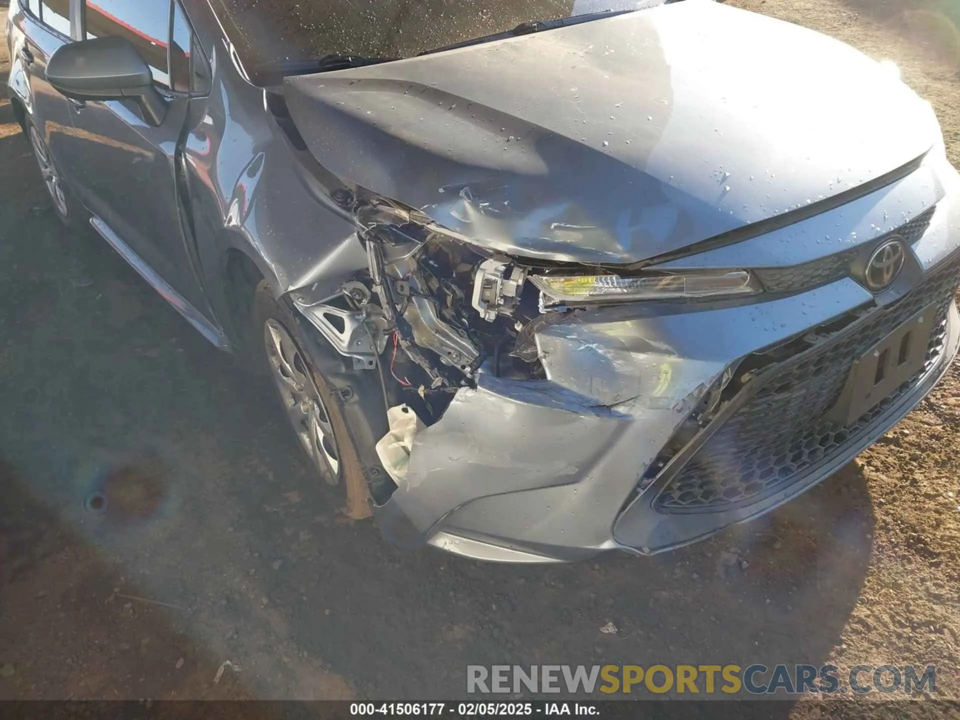6 fotografías del automóvil dañado 5YFEPMAE0MP248506 TOYOTA COROLLA 2021