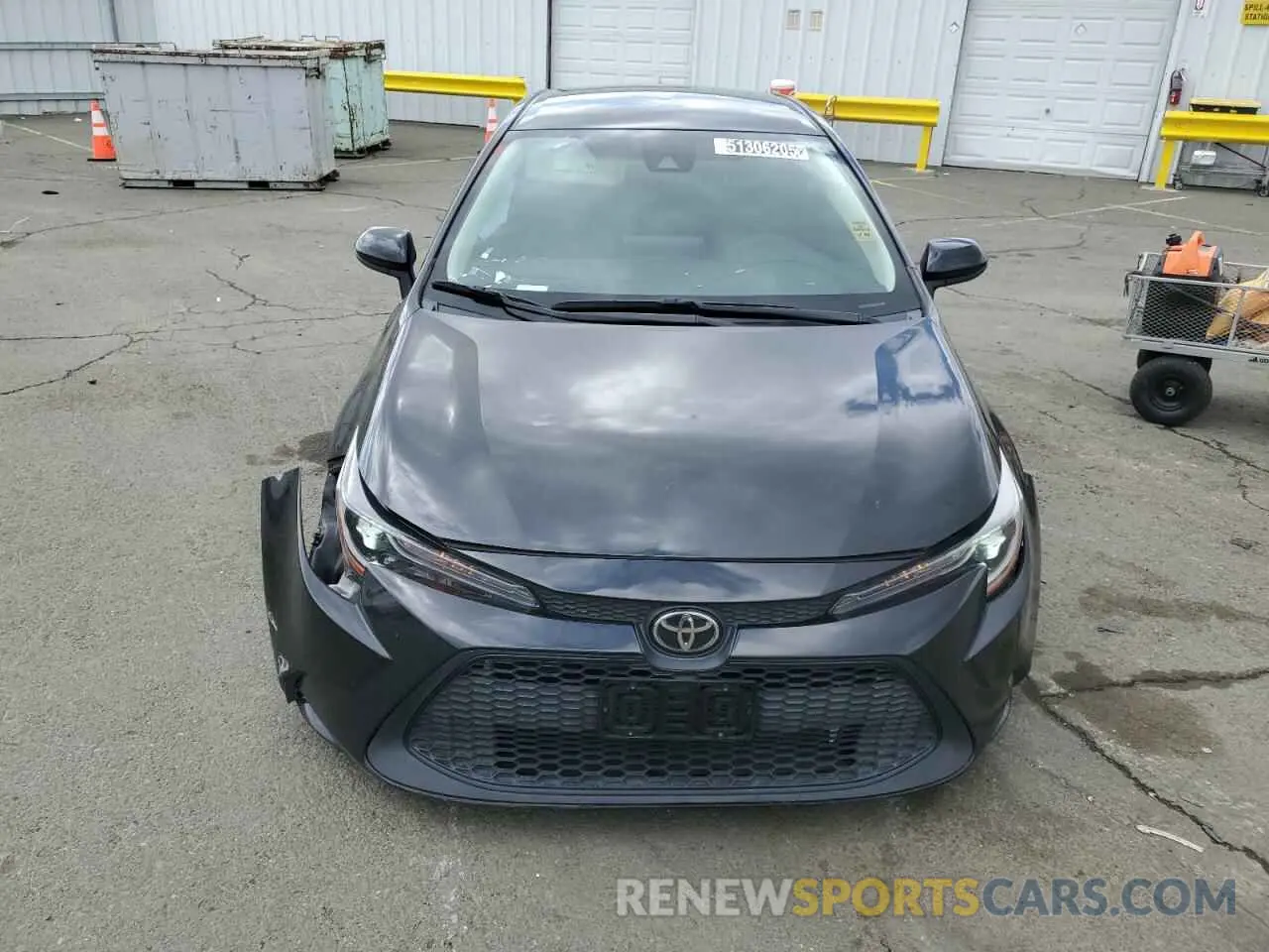5 fotografías del automóvil dañado 5YFEPMAE0MP250871 TOYOTA COROLLA 2021