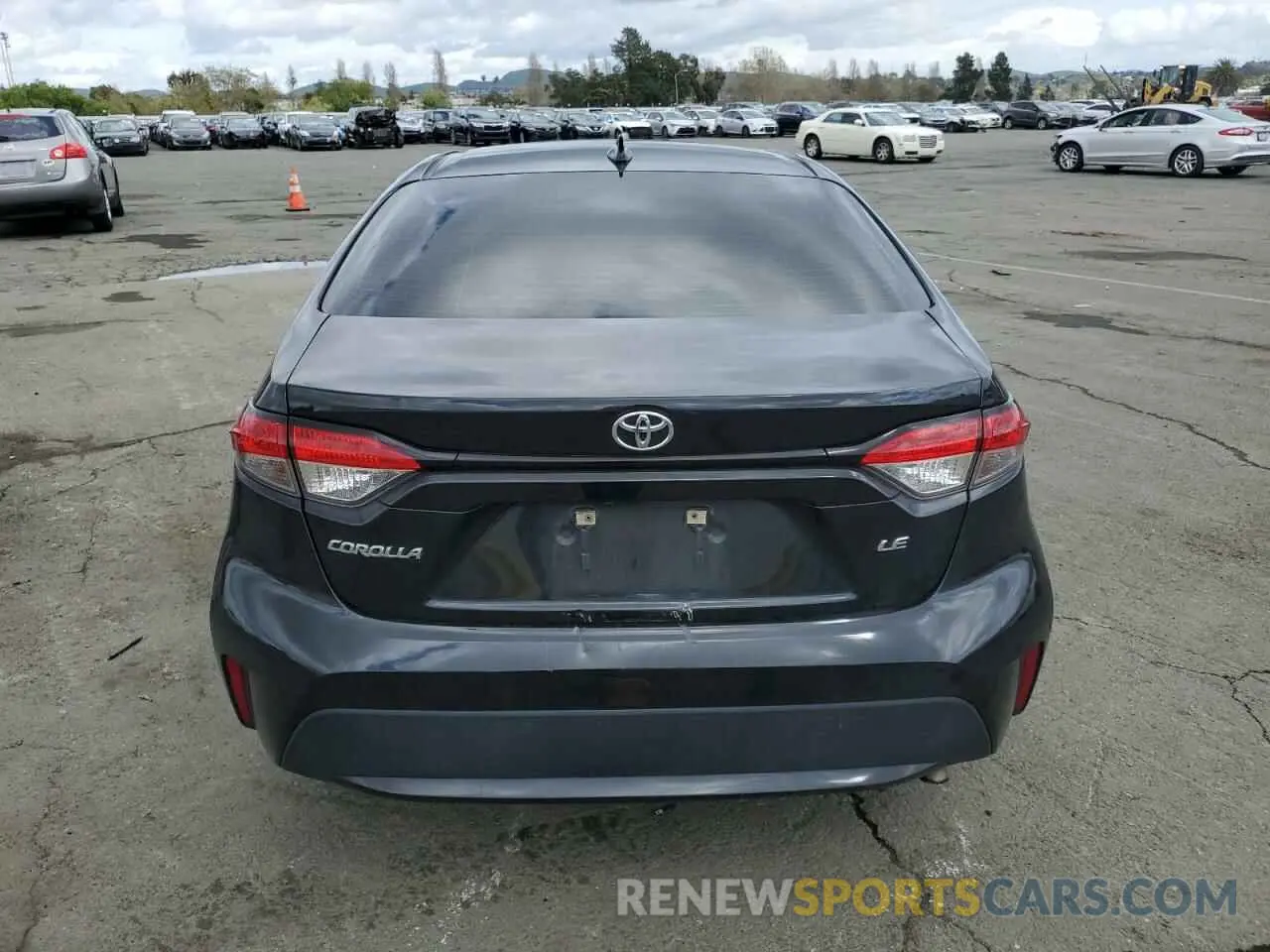 6 fotografías del automóvil dañado 5YFEPMAE0MP250871 TOYOTA COROLLA 2021