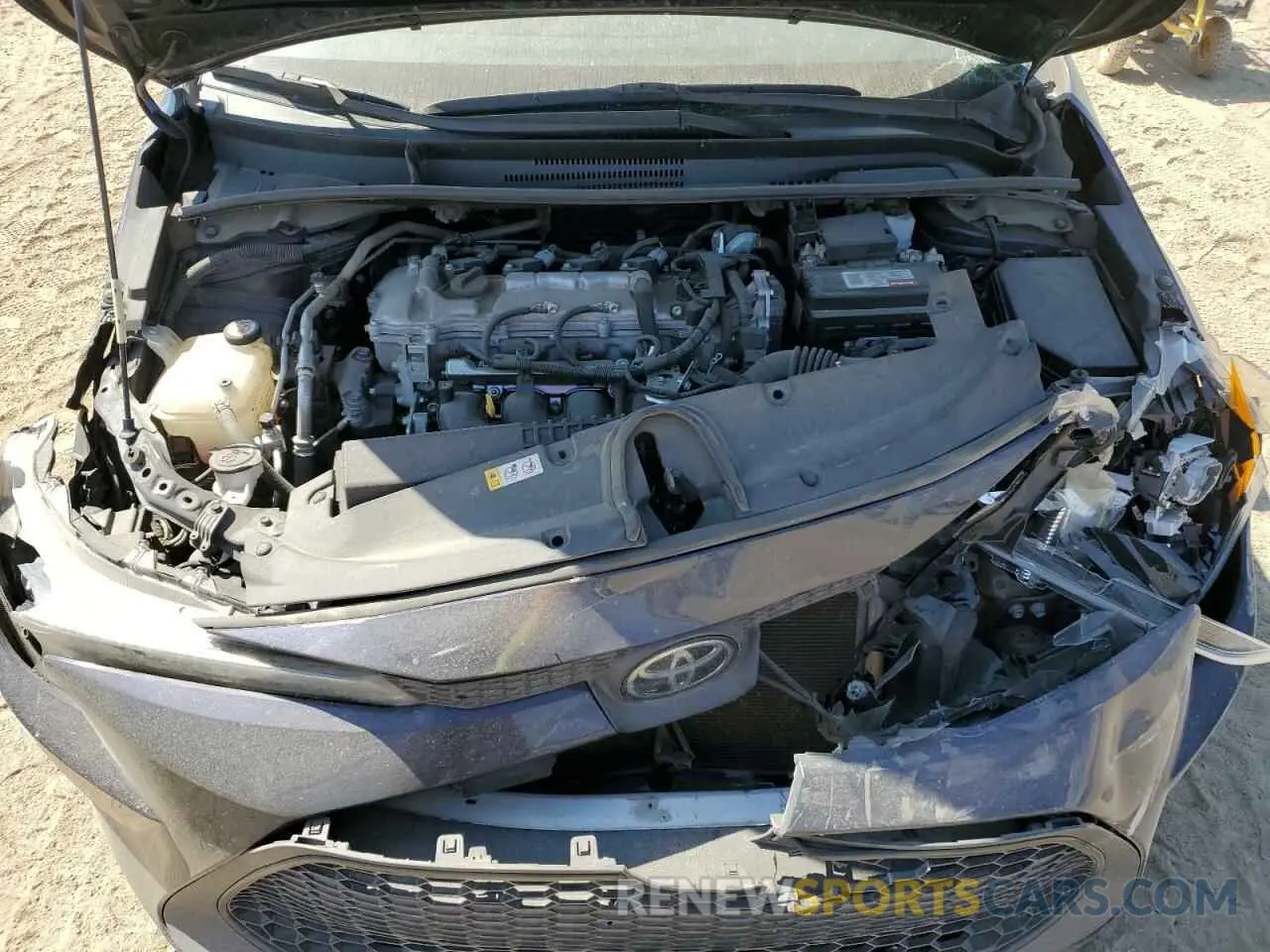 11 fotografías del automóvil dañado 5YFEPMAE0MP262793 TOYOTA COROLLA 2021