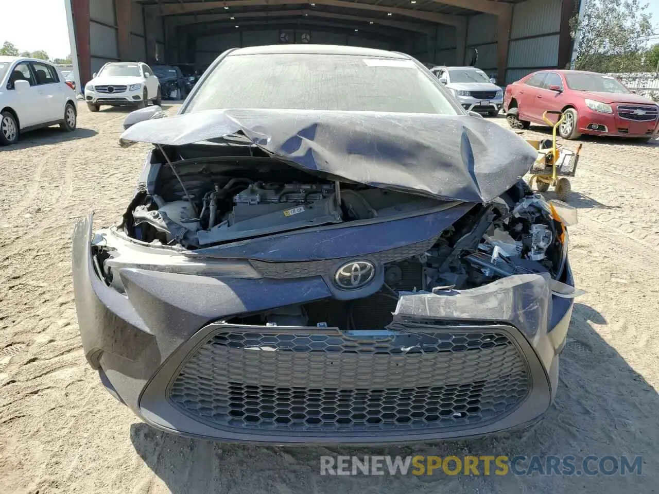 5 fotografías del automóvil dañado 5YFEPMAE0MP262793 TOYOTA COROLLA 2021