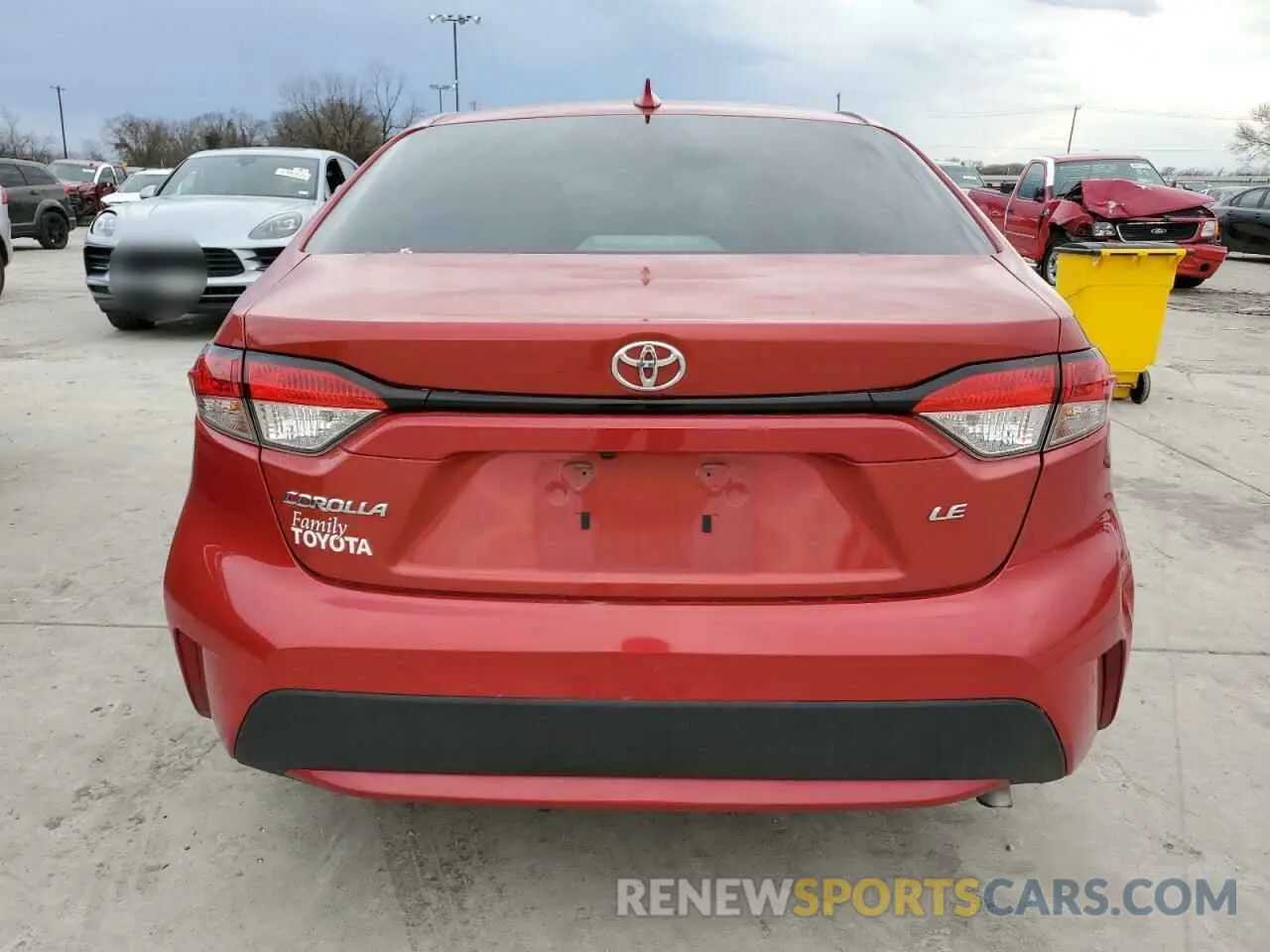 6 fotografías del automóvil dañado 5YFEPMAE0MP263278 TOYOTA COROLLA 2021