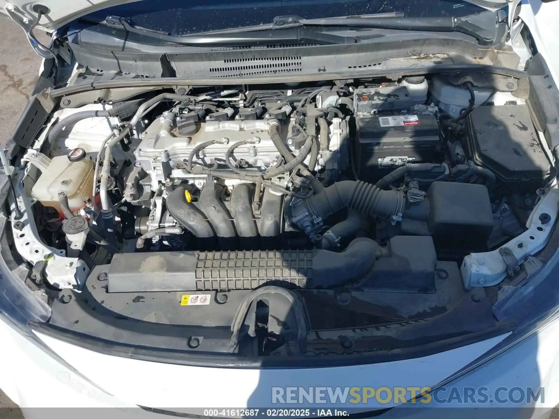 10 fotografías del automóvil dañado 5YFEPMAE0MP263569 TOYOTA COROLLA 2021