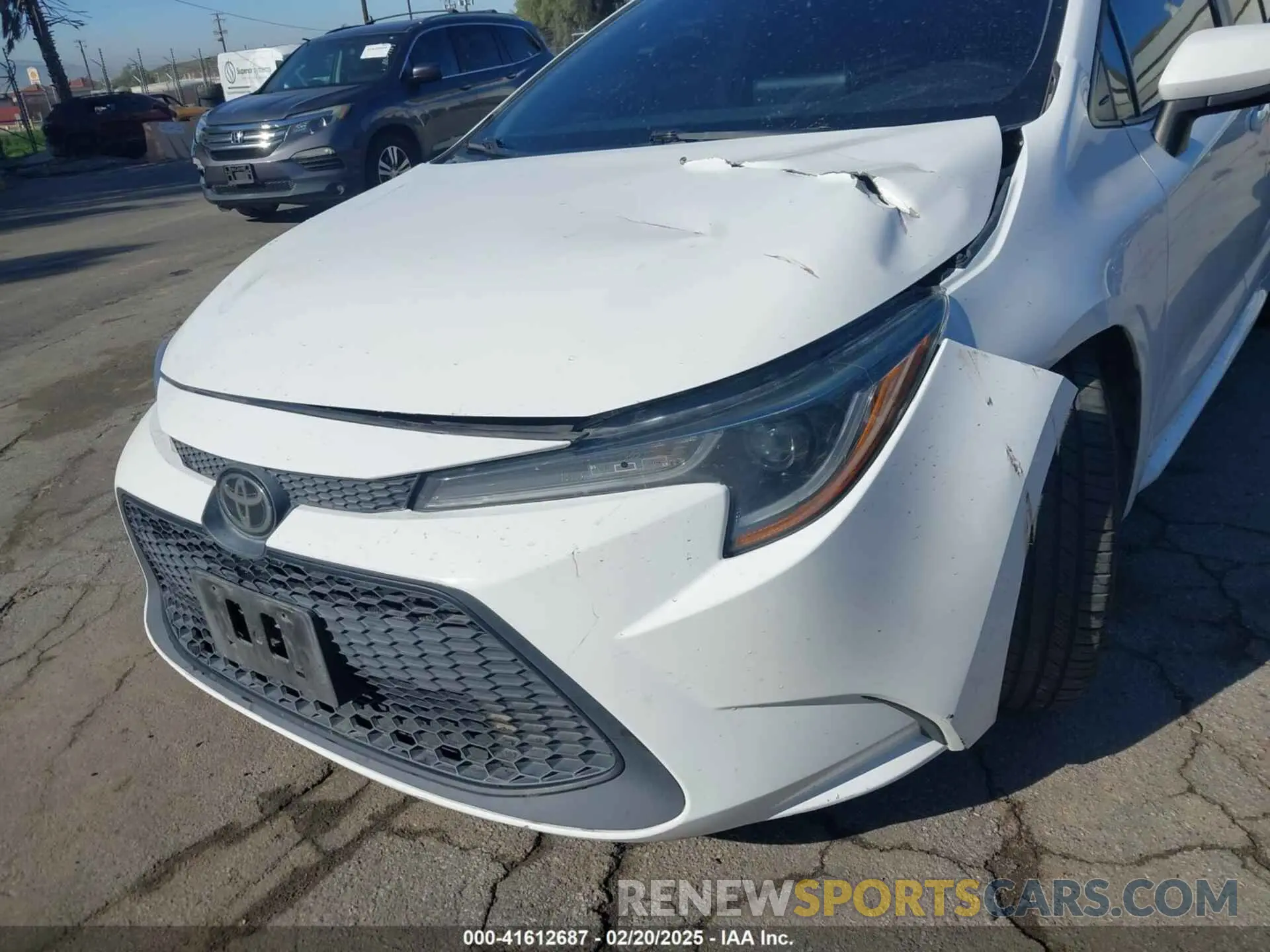 12 fotografías del automóvil dañado 5YFEPMAE0MP263569 TOYOTA COROLLA 2021