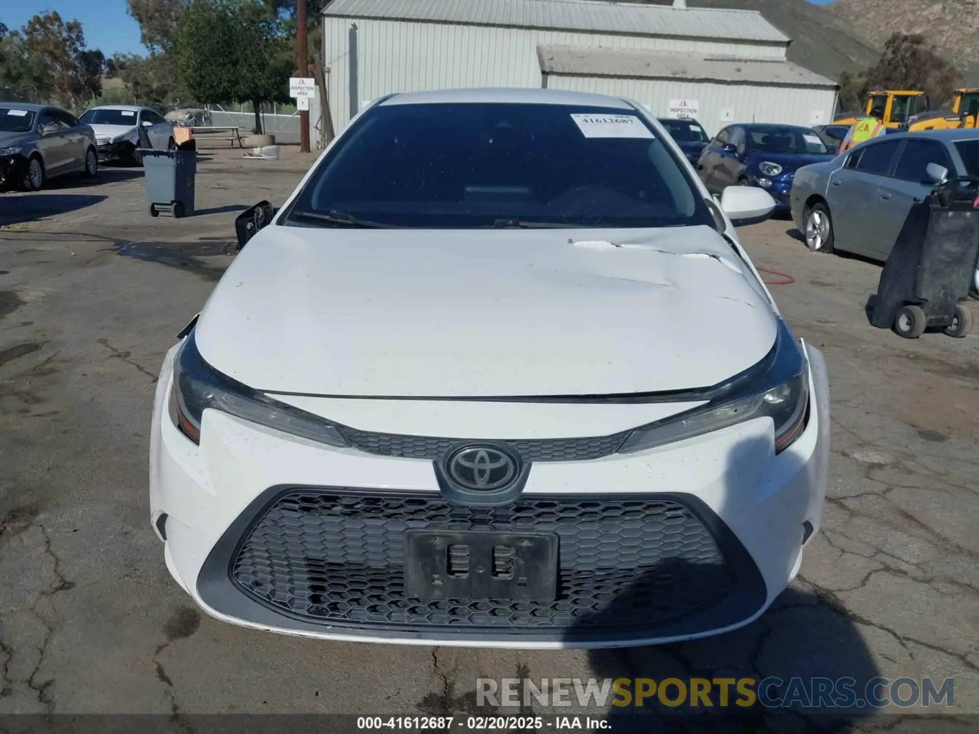 13 fotografías del automóvil dañado 5YFEPMAE0MP263569 TOYOTA COROLLA 2021