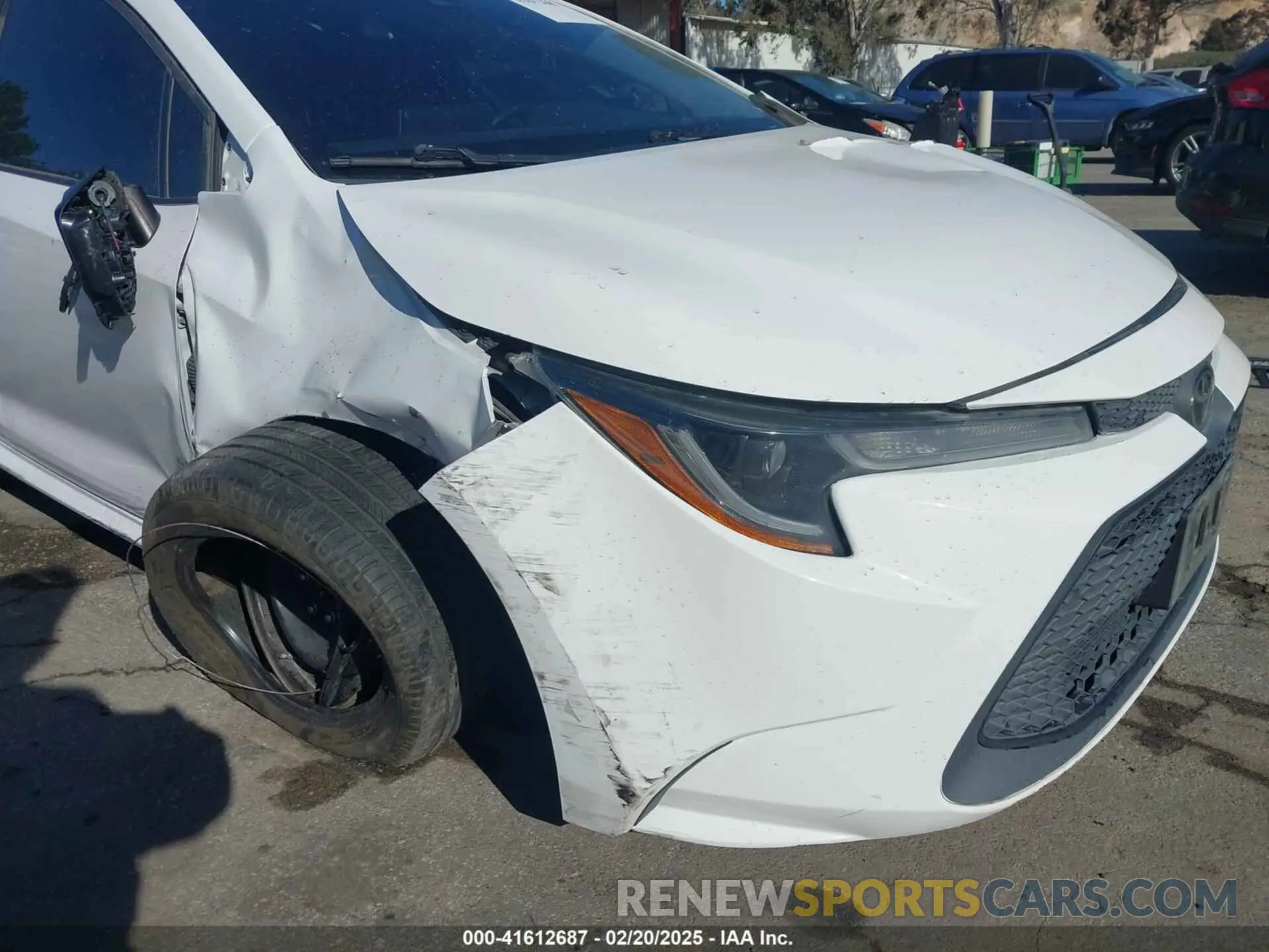 18 fotografías del automóvil dañado 5YFEPMAE0MP263569 TOYOTA COROLLA 2021