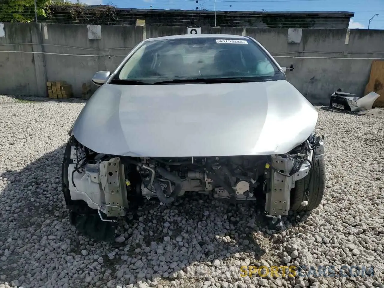 5 fotografías del automóvil dañado 5YFEPMAE0MP268853 TOYOTA COROLLA 2021