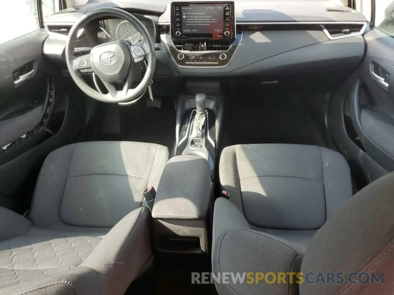 8 fotografías del automóvil dañado 5YFEPMAE0MP268853 TOYOTA COROLLA 2021