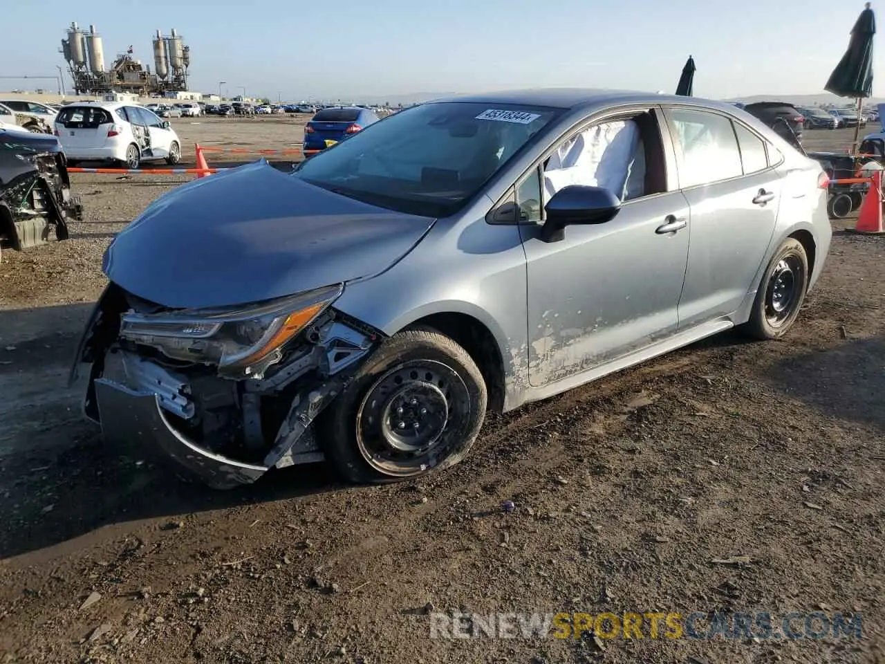1 fotografías del automóvil dañado 5YFEPMAE1MP148642 TOYOTA COROLLA 2021