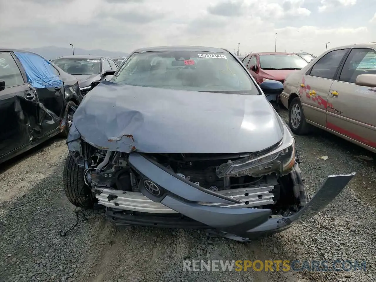 5 fotografías del automóvil dañado 5YFEPMAE1MP148642 TOYOTA COROLLA 2021