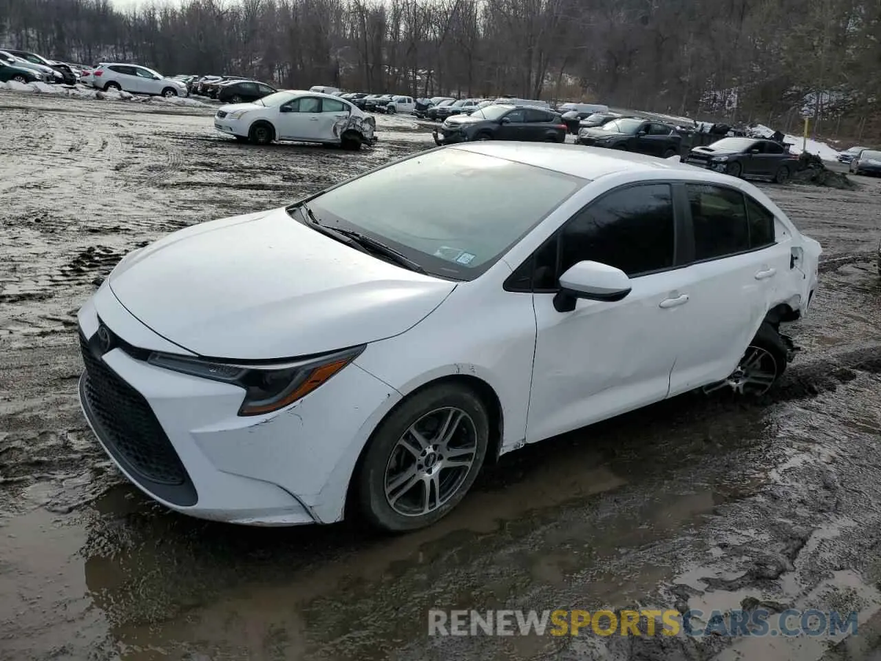 1 fotografías del automóvil dañado 5YFEPMAE1MP157969 TOYOTA COROLLA 2021