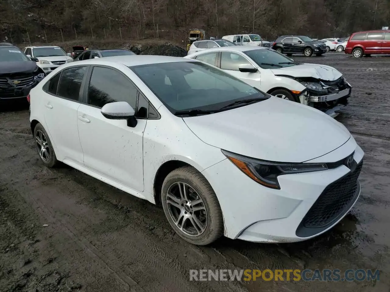 4 fotografías del automóvil dañado 5YFEPMAE1MP157969 TOYOTA COROLLA 2021