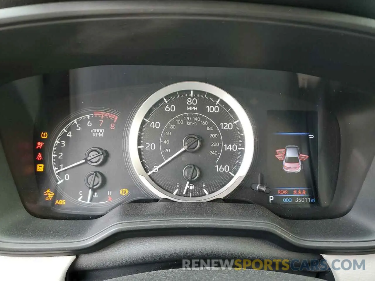 9 fotografías del automóvil dañado 5YFEPMAE1MP157969 TOYOTA COROLLA 2021