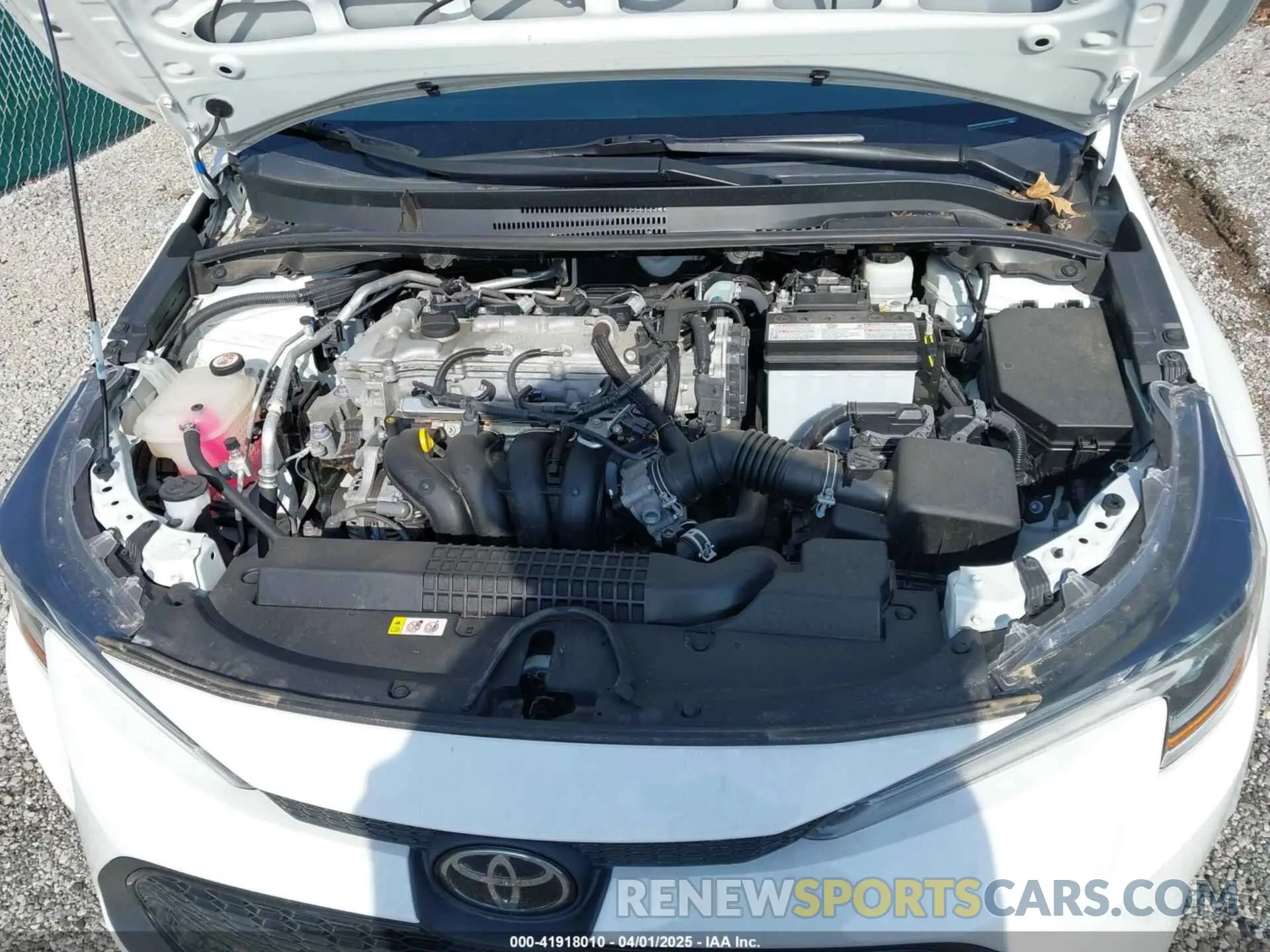 10 fotografías del automóvil dañado 5YFEPMAE1MP165473 TOYOTA COROLLA 2021