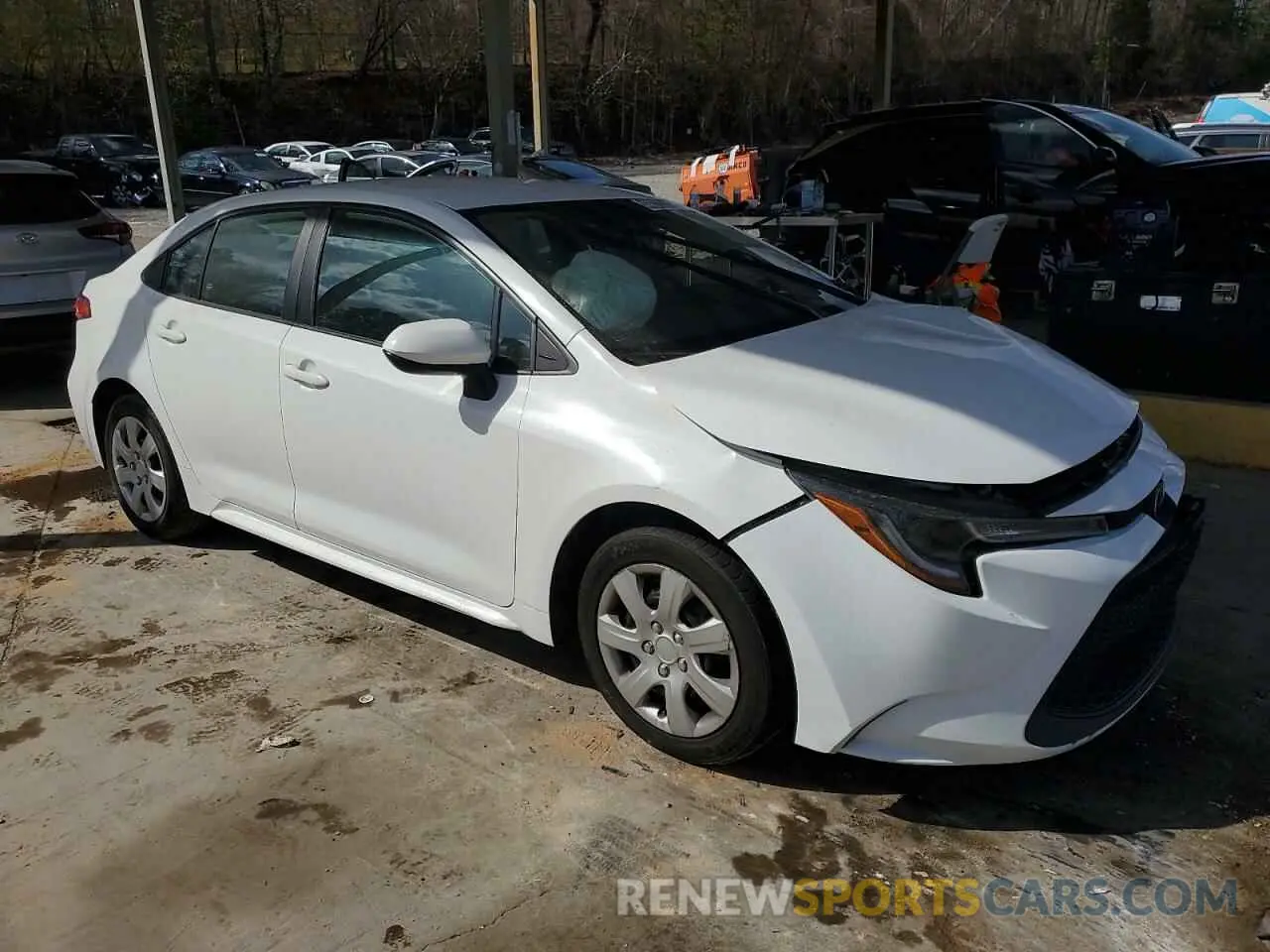 4 fotografías del automóvil dañado 5YFEPMAE1MP181172 TOYOTA COROLLA 2021