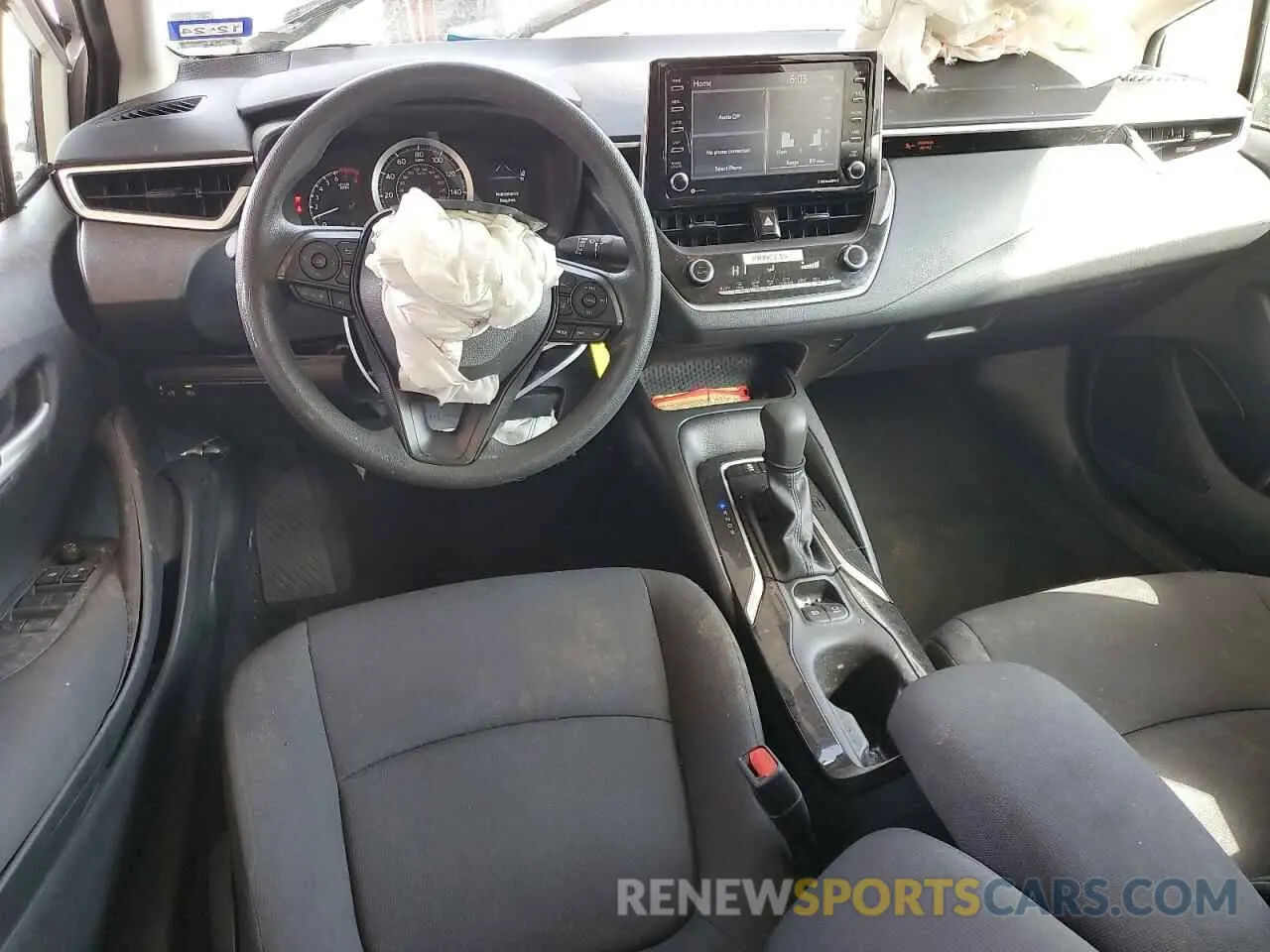 8 fotografías del automóvil dañado 5YFEPMAE1MP181172 TOYOTA COROLLA 2021