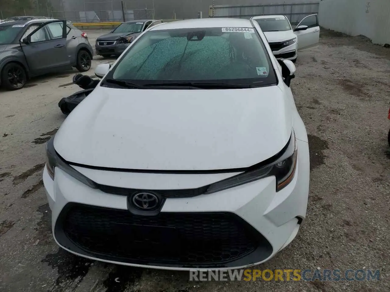 5 fotografías del automóvil dañado 5YFEPMAE1MP186551 TOYOTA COROLLA 2021