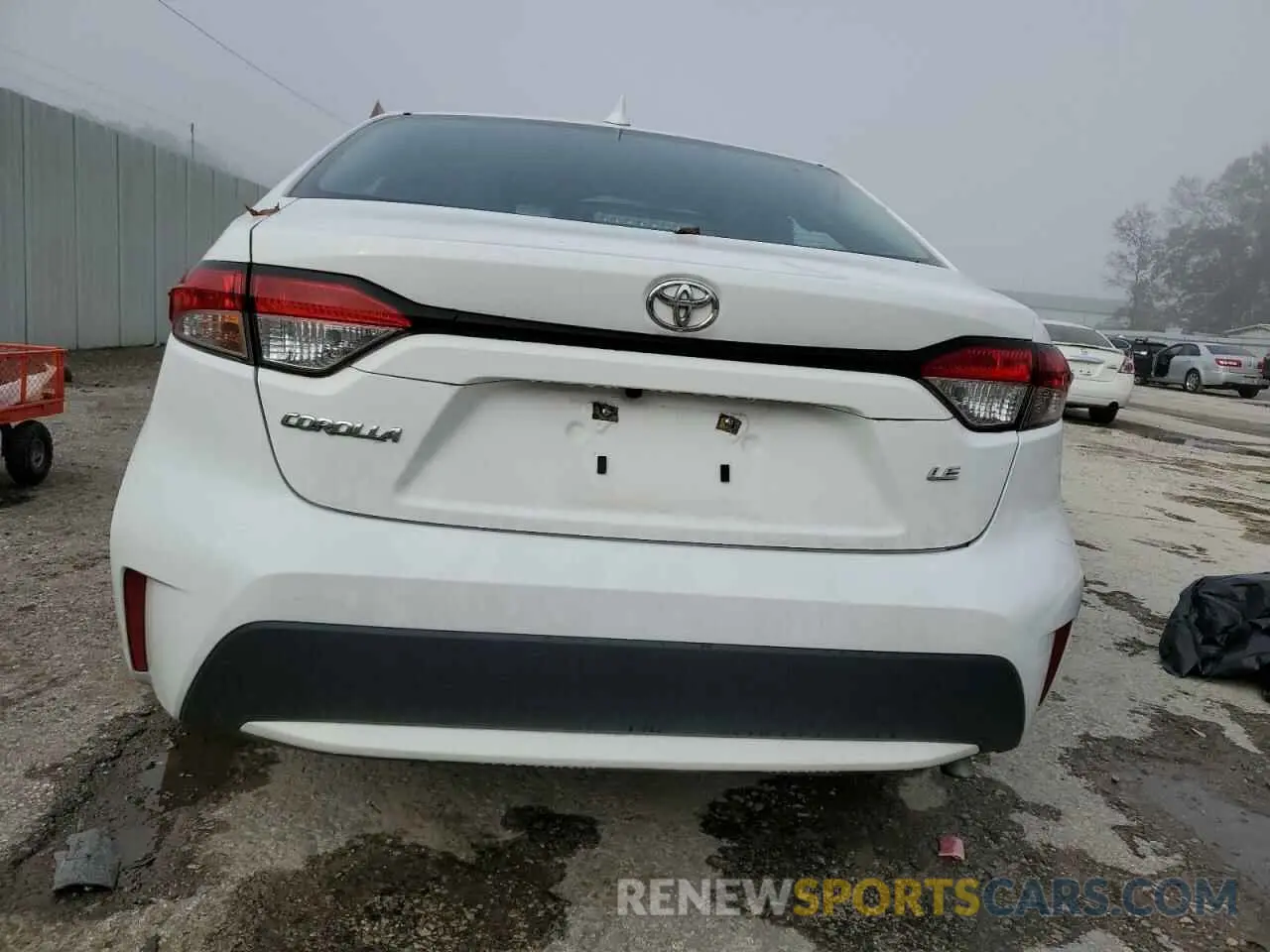 6 fotografías del automóvil dañado 5YFEPMAE1MP186551 TOYOTA COROLLA 2021