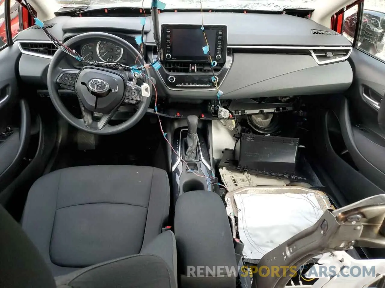 8 fotografías del automóvil dañado 5YFEPMAE1MP186954 TOYOTA COROLLA 2021