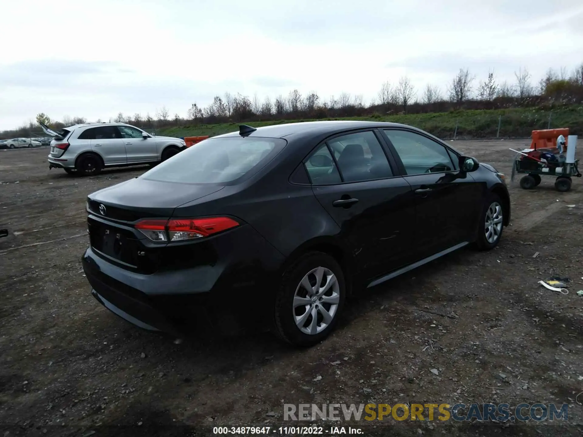 4 fotografías del automóvil dañado 5YFEPMAE1MP187862 TOYOTA COROLLA 2021