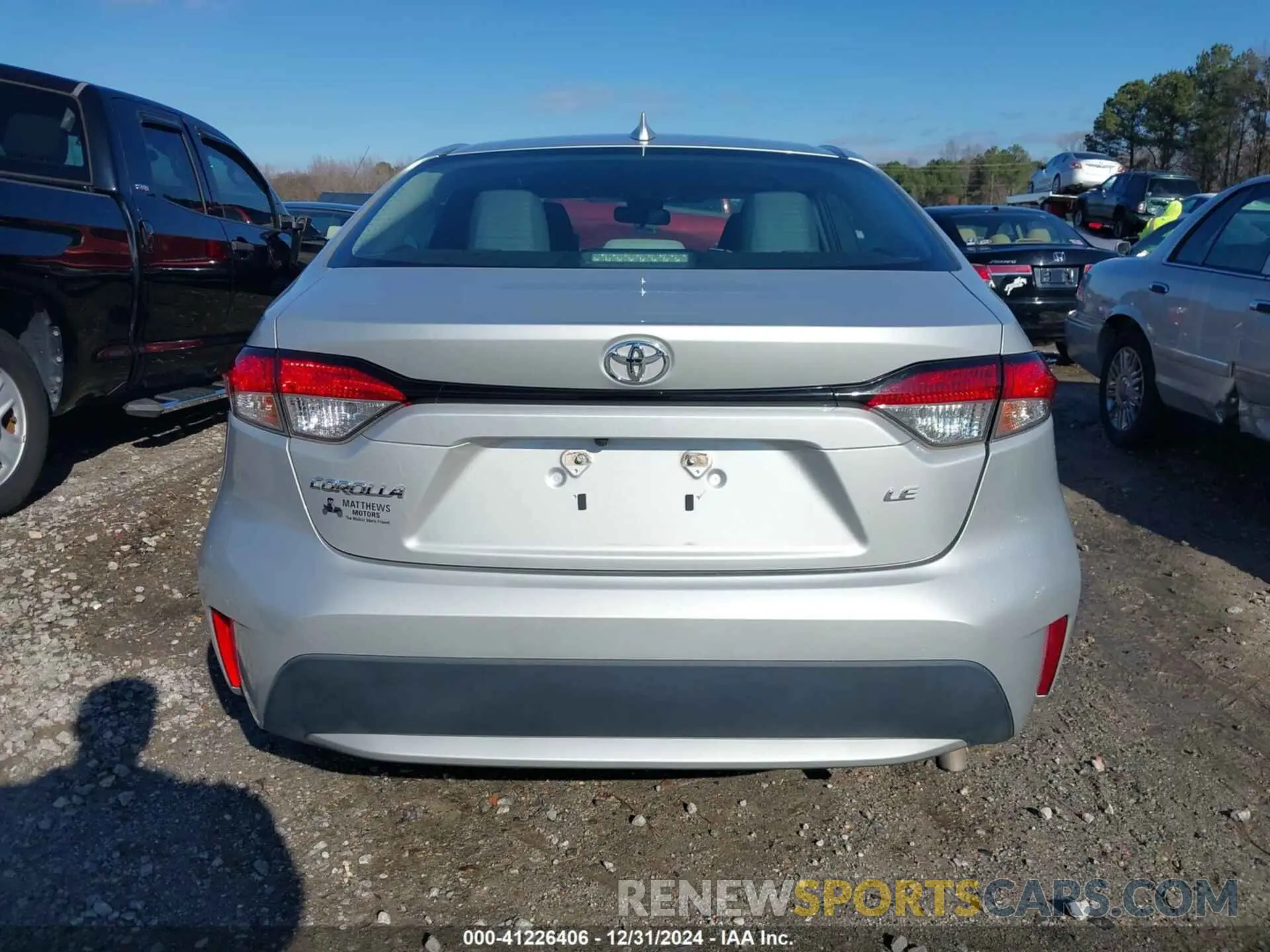 16 fotografías del automóvil dañado 5YFEPMAE1MP190065 TOYOTA COROLLA 2021