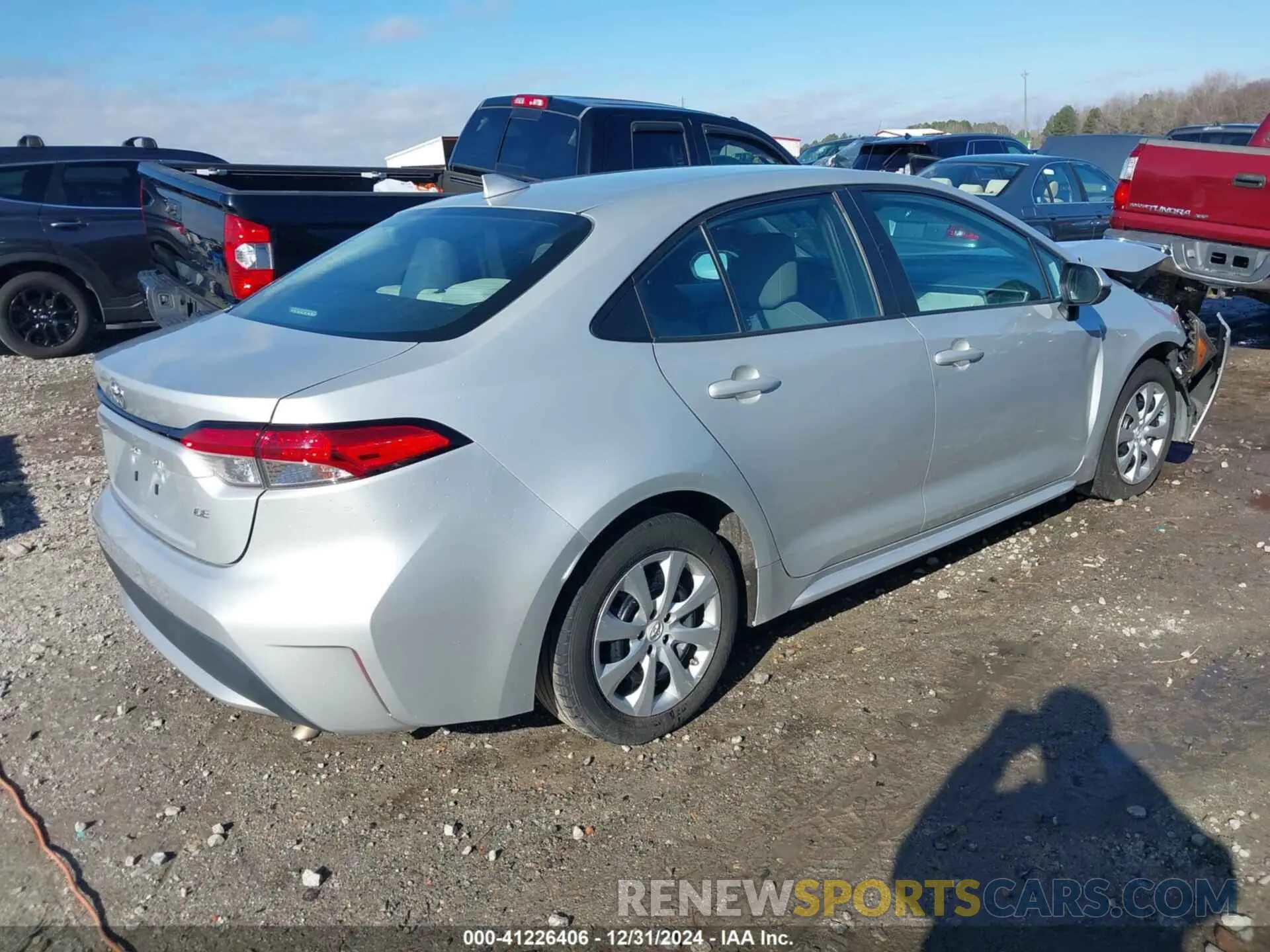 4 fotografías del automóvil dañado 5YFEPMAE1MP190065 TOYOTA COROLLA 2021