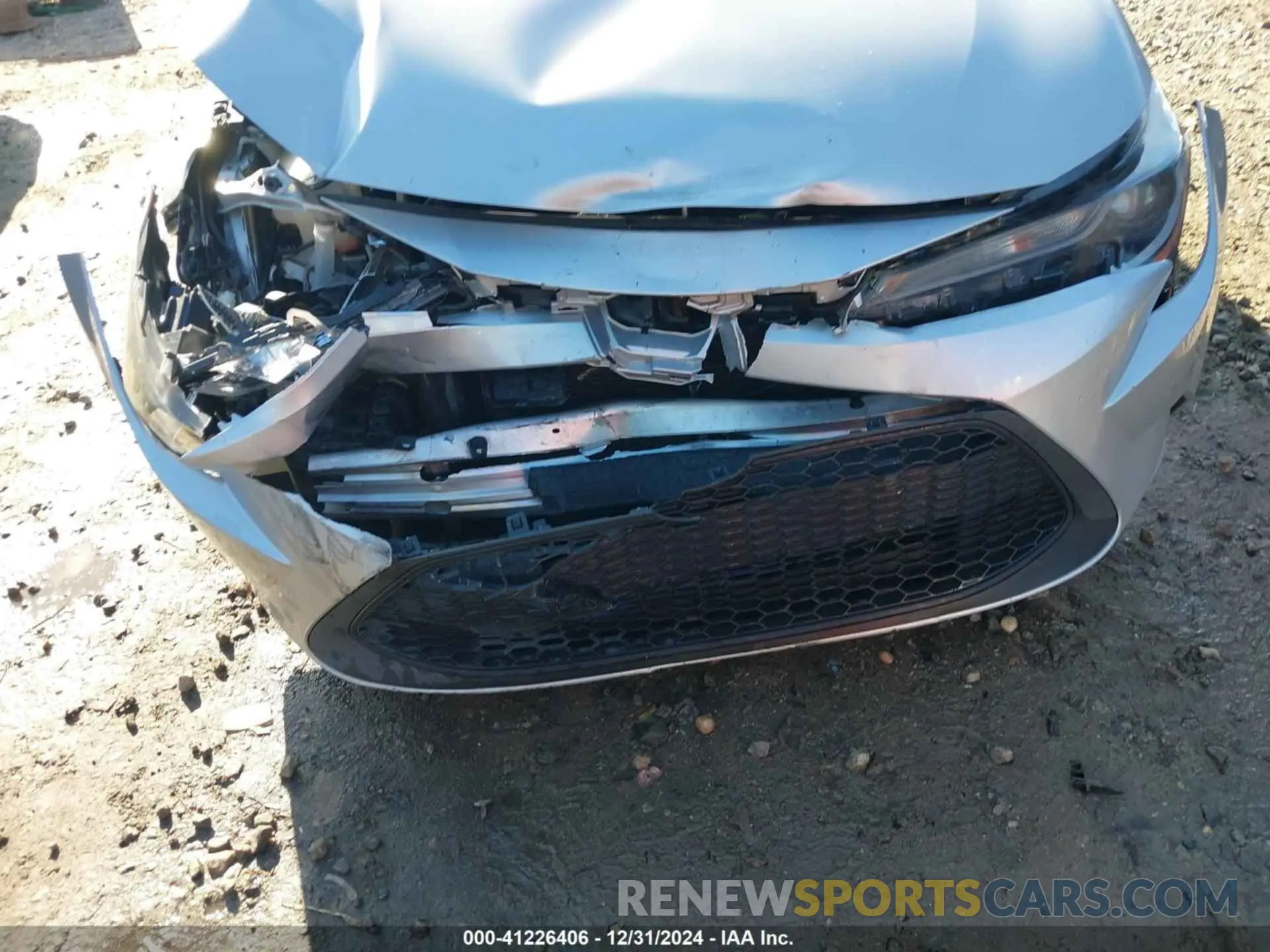 6 fotografías del automóvil dañado 5YFEPMAE1MP190065 TOYOTA COROLLA 2021