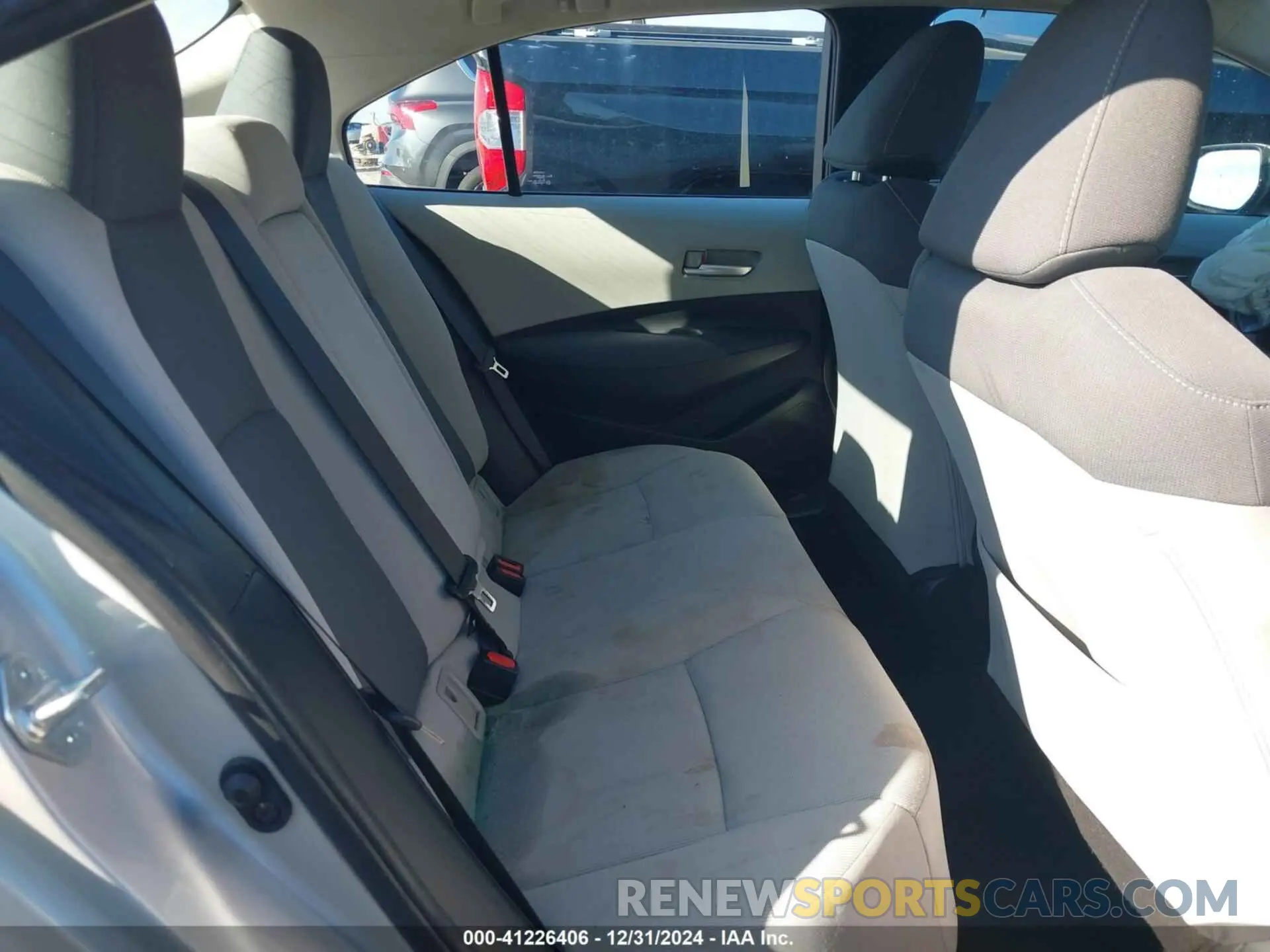 8 fotografías del automóvil dañado 5YFEPMAE1MP190065 TOYOTA COROLLA 2021