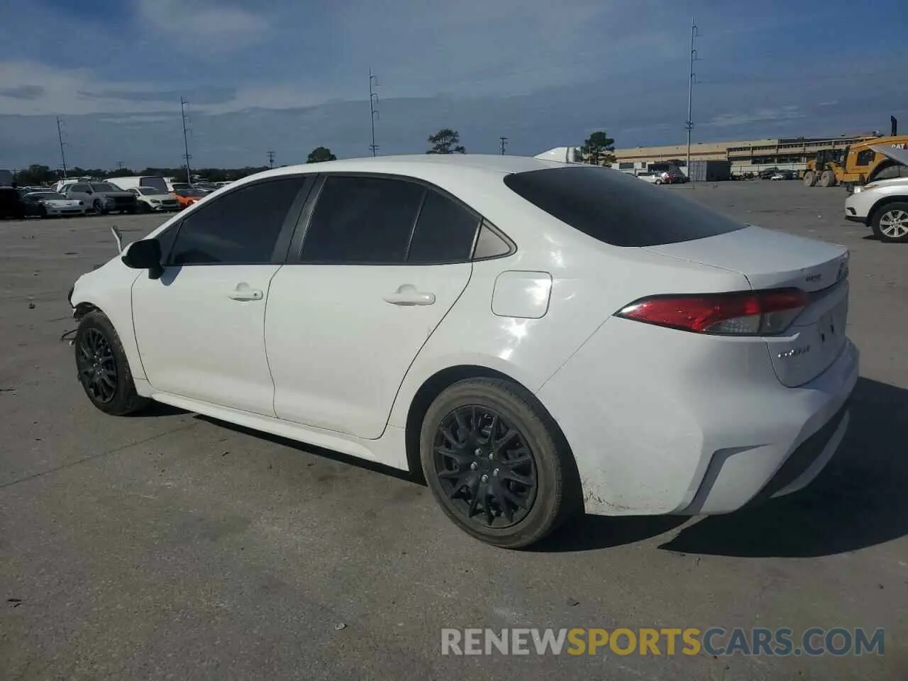 2 fotografías del automóvil dañado 5YFEPMAE1MP201789 TOYOTA COROLLA 2021