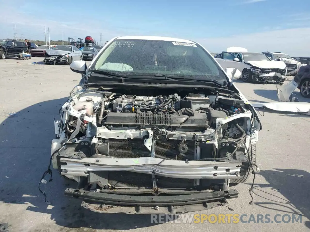 5 fotografías del automóvil dañado 5YFEPMAE1MP201789 TOYOTA COROLLA 2021