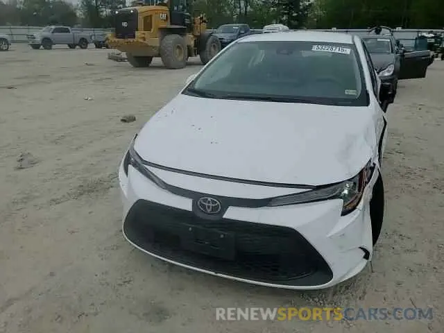 10 fotografías del automóvil dañado 5YFEPMAE1MP206006 TOYOTA COROLLA 2021