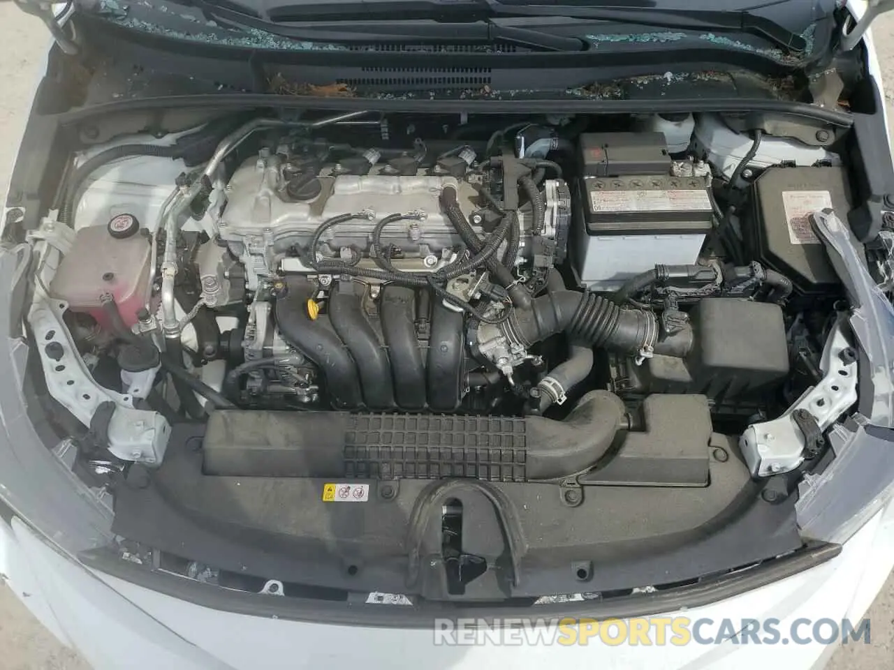 12 fotografías del automóvil dañado 5YFEPMAE1MP206006 TOYOTA COROLLA 2021