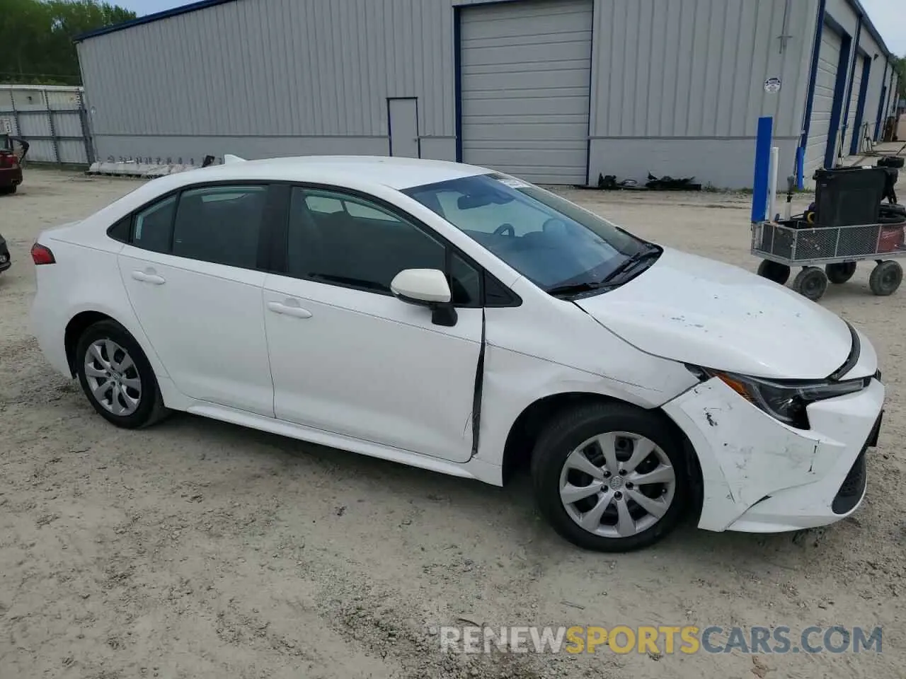 4 fotografías del automóvil dañado 5YFEPMAE1MP206006 TOYOTA COROLLA 2021