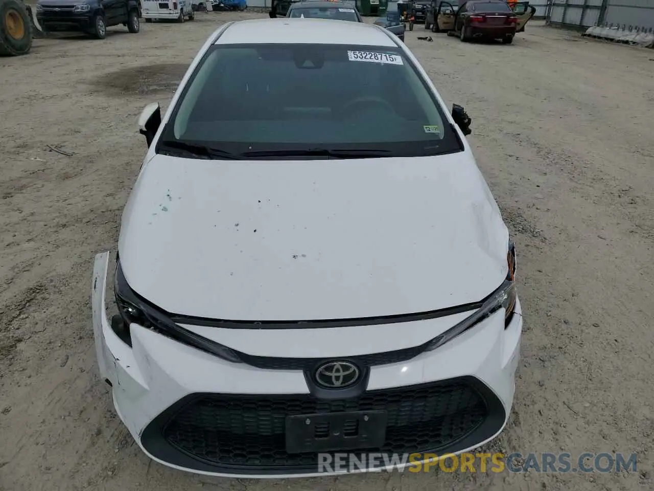 5 fotografías del automóvil dañado 5YFEPMAE1MP206006 TOYOTA COROLLA 2021