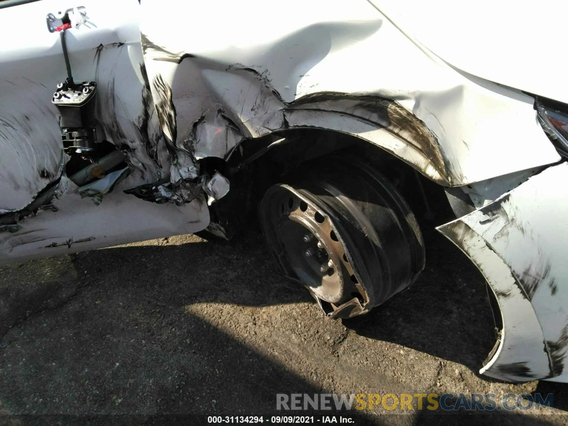 6 fotografías del automóvil dañado 5YFEPMAE1MP212310 TOYOTA COROLLA 2021